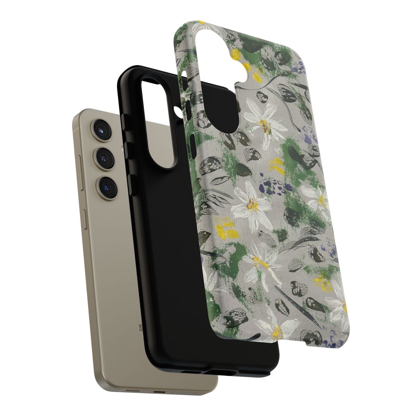 The Secret Woodland Garden Tough Phone Case | Botanical Floral iPhone Case | Whimsical Wildflower Phone Cover