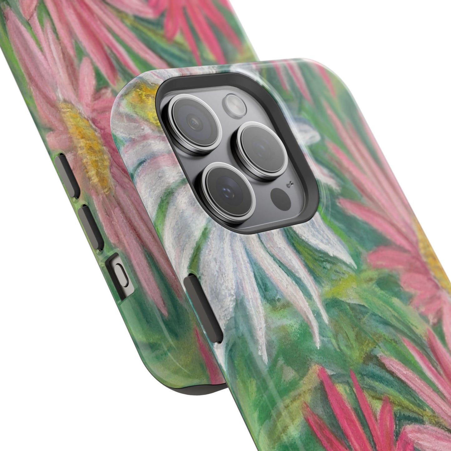 Painted Daisy  Magnetic Phone Case — Impact‑Resistant Protective Cover