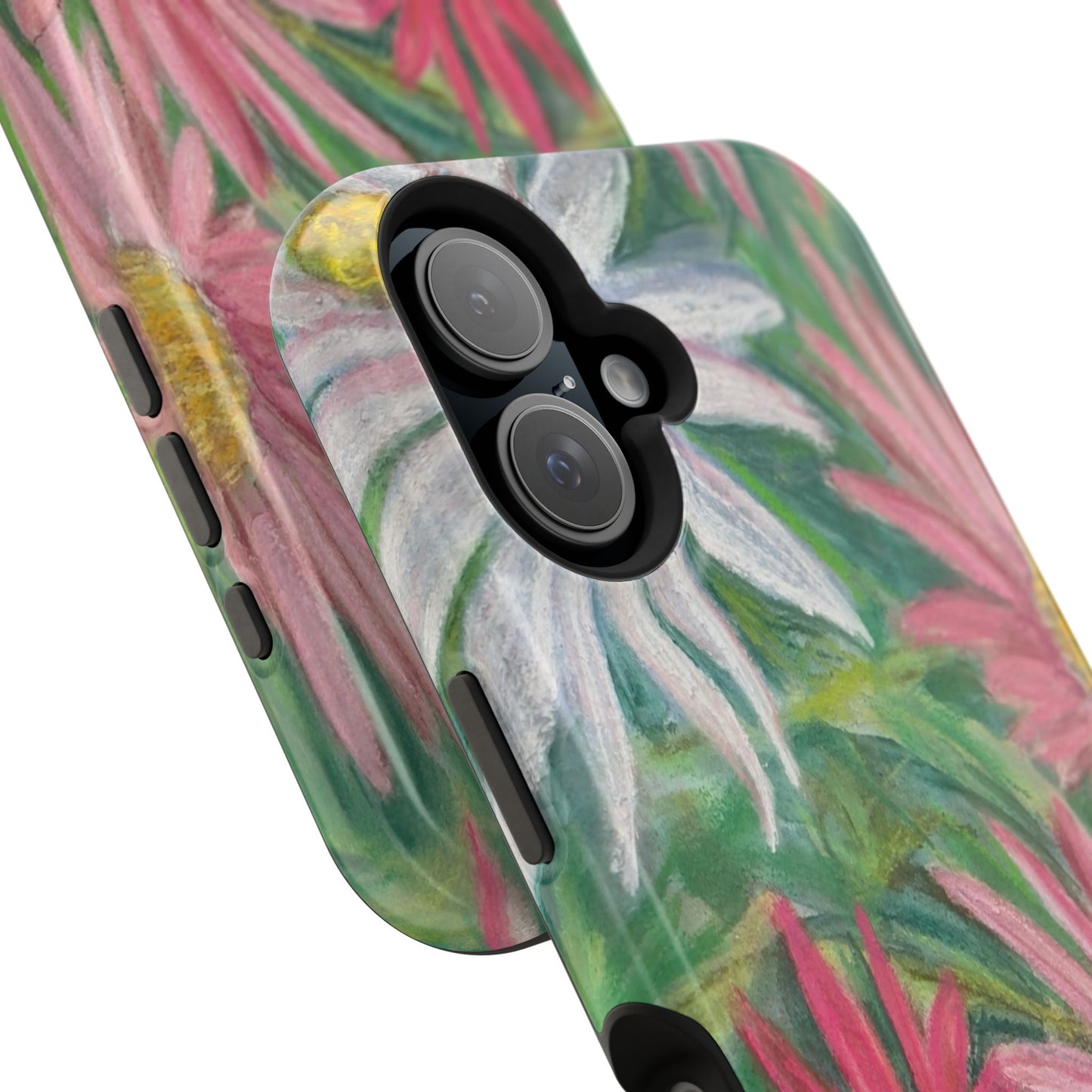 Painted Daisy  Magnetic Phone Case — Impact‑Resistant Protective Cover