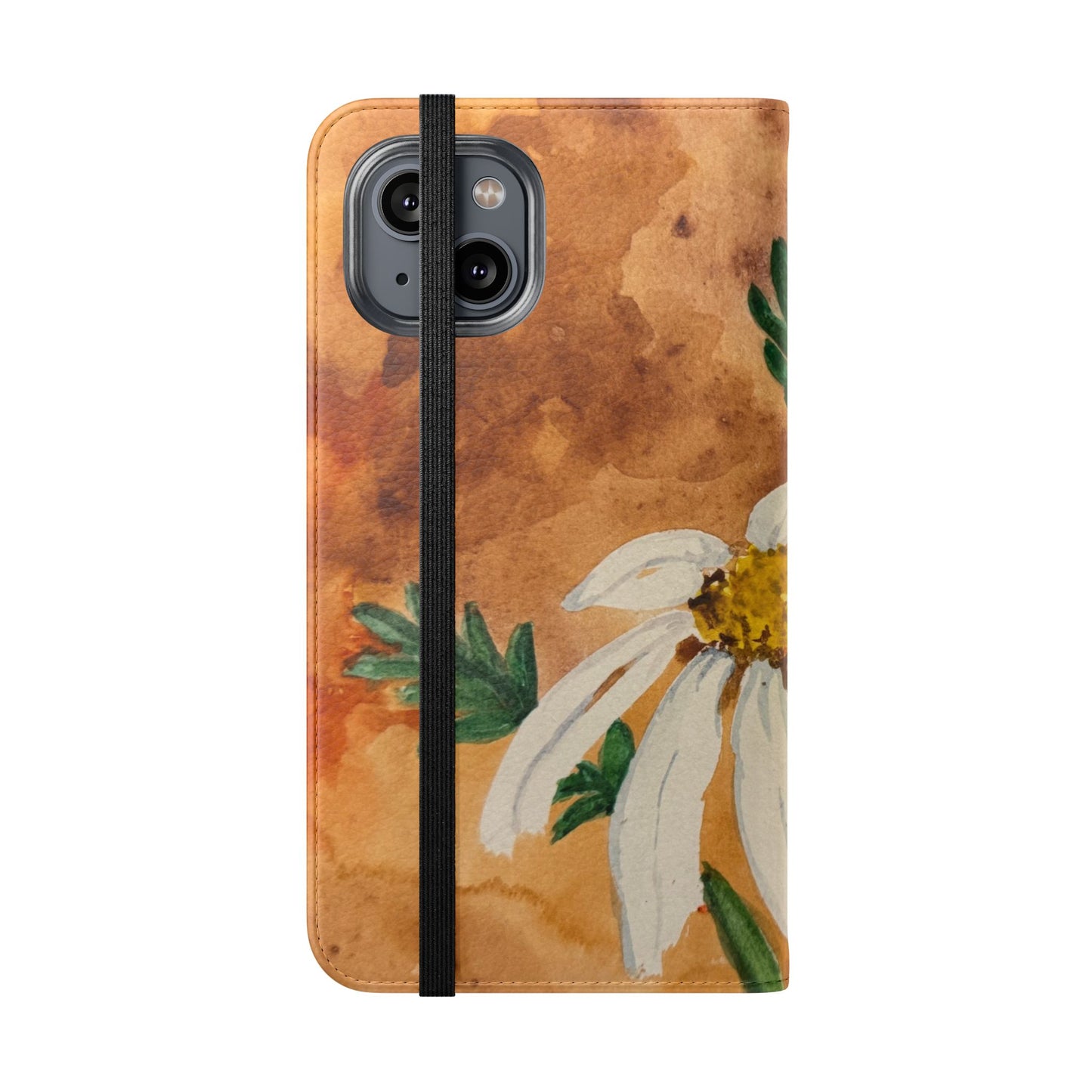 Golden Hour Daisies — Fold-Over Phone Case