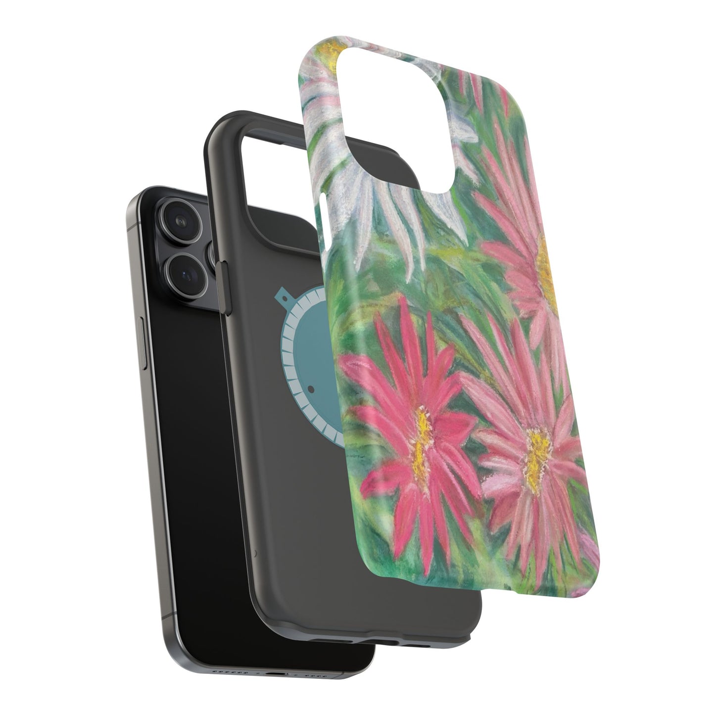 Painted Daisy  Magnetic Phone Case — Impact‑Resistant Protective Cover