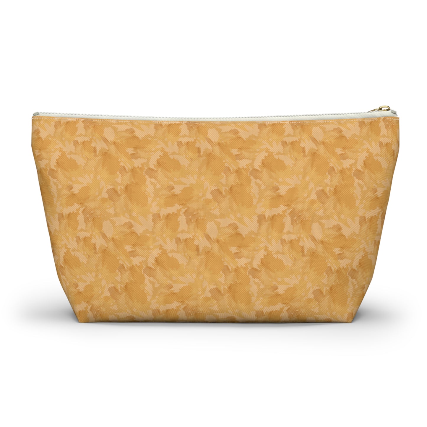 Golden Hour Daisy Accessory Pouch — T‑Bottom Makeup & Travel Organizer