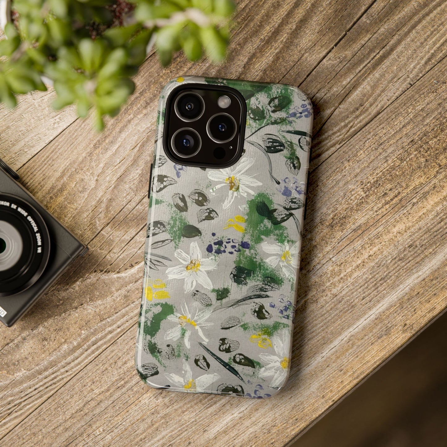 The Secret Woodland Garden Tough Phone Case | Botanical Floral iPhone Case | Whimsical Wildflower Phone Cover