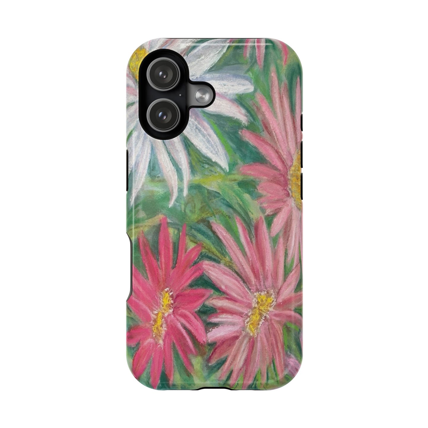 Painted Daisy  Magnetic Phone Case — Impact‑Resistant Protective Cover