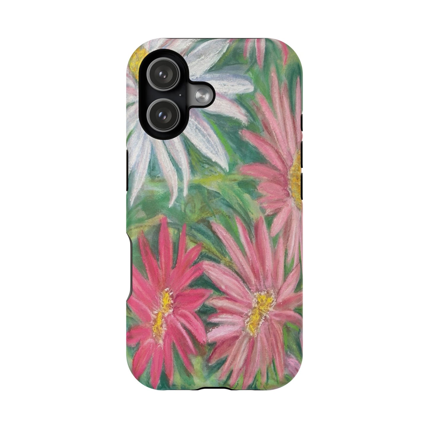 Painted Daisy  Magnetic Phone Case — Impact‑Resistant Protective Cover