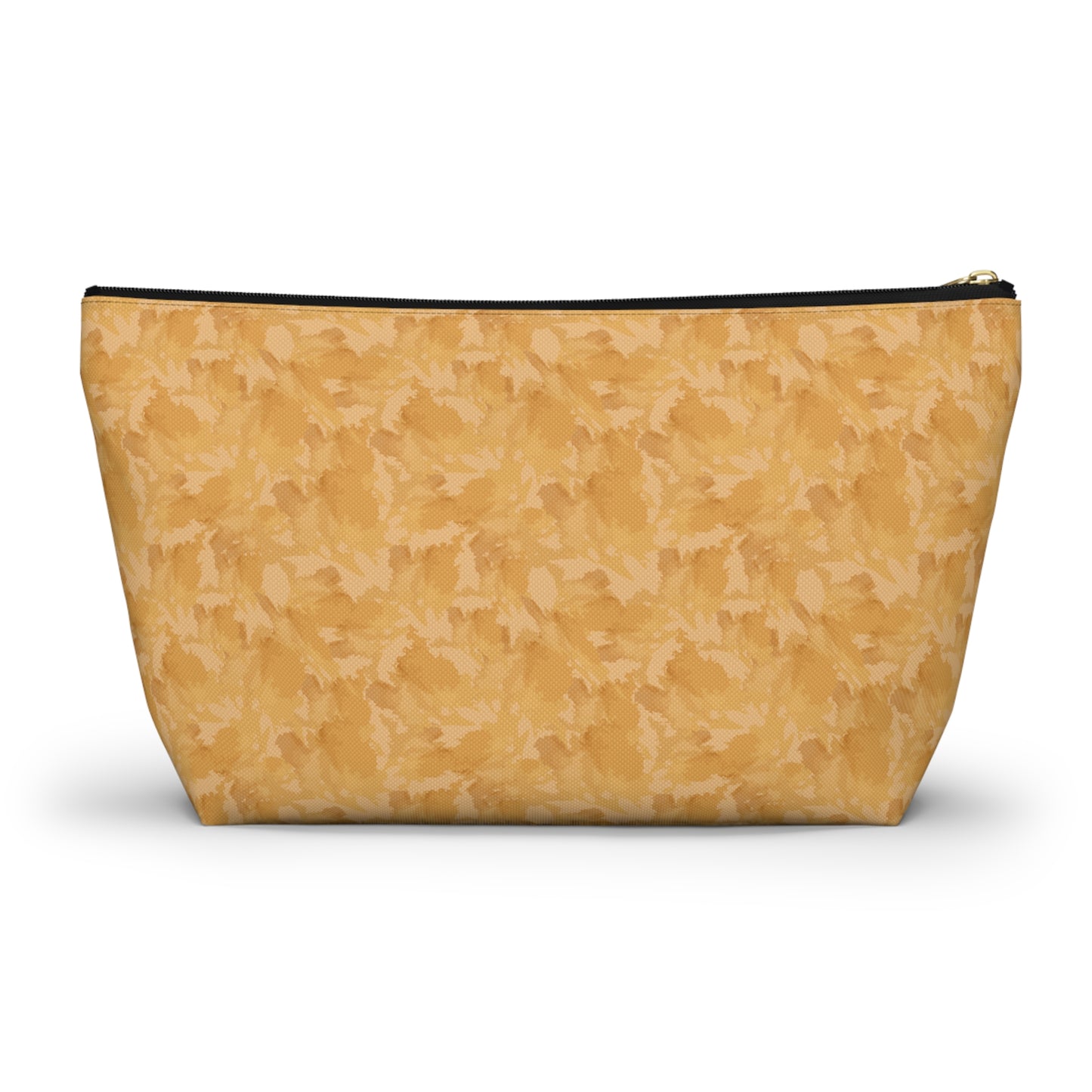Golden Hour Daisy Accessory Pouch — T‑Bottom Makeup & Travel Organizer