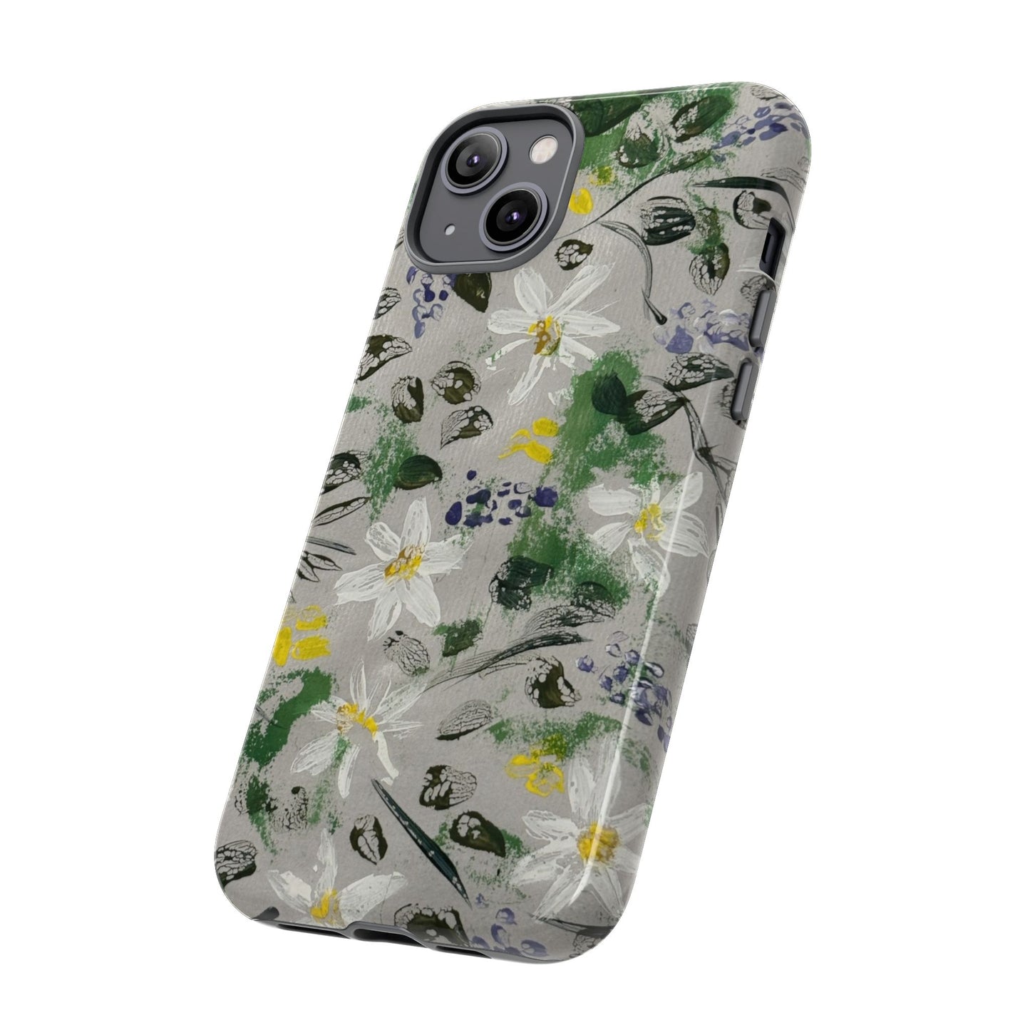 The Secret Woodland Garden Tough Phone Case | Botanical Floral iPhone Case | Whimsical Wildflower Phone Cover