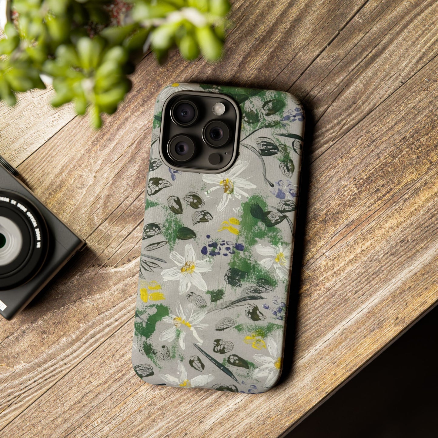 The Secret Woodland Garden Tough Phone Case | Botanical Floral iPhone Case | Whimsical Wildflower Phone Cover