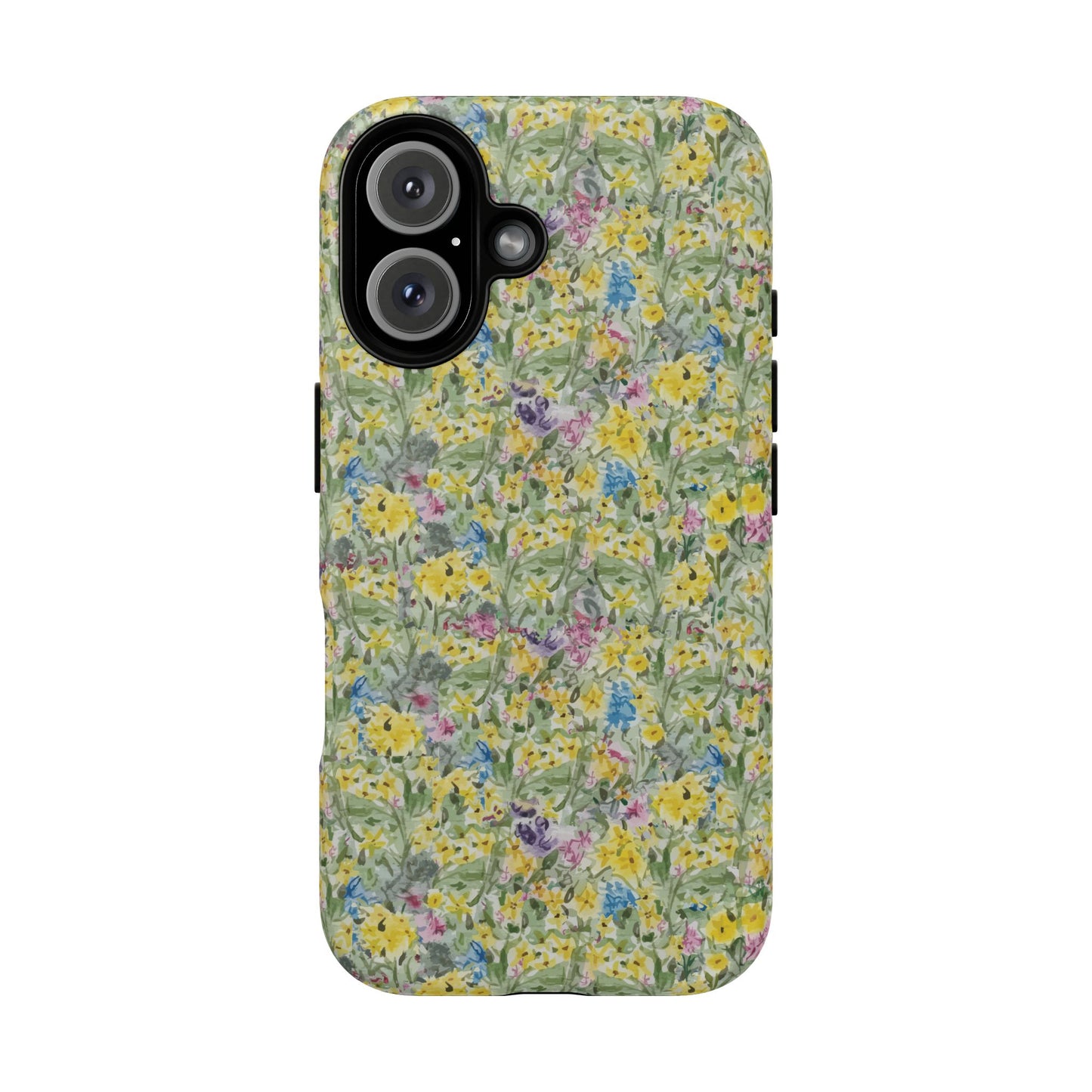 Wildflower Meadow Tough Magnetic Phone Case Watercolor Floral Botanical Case