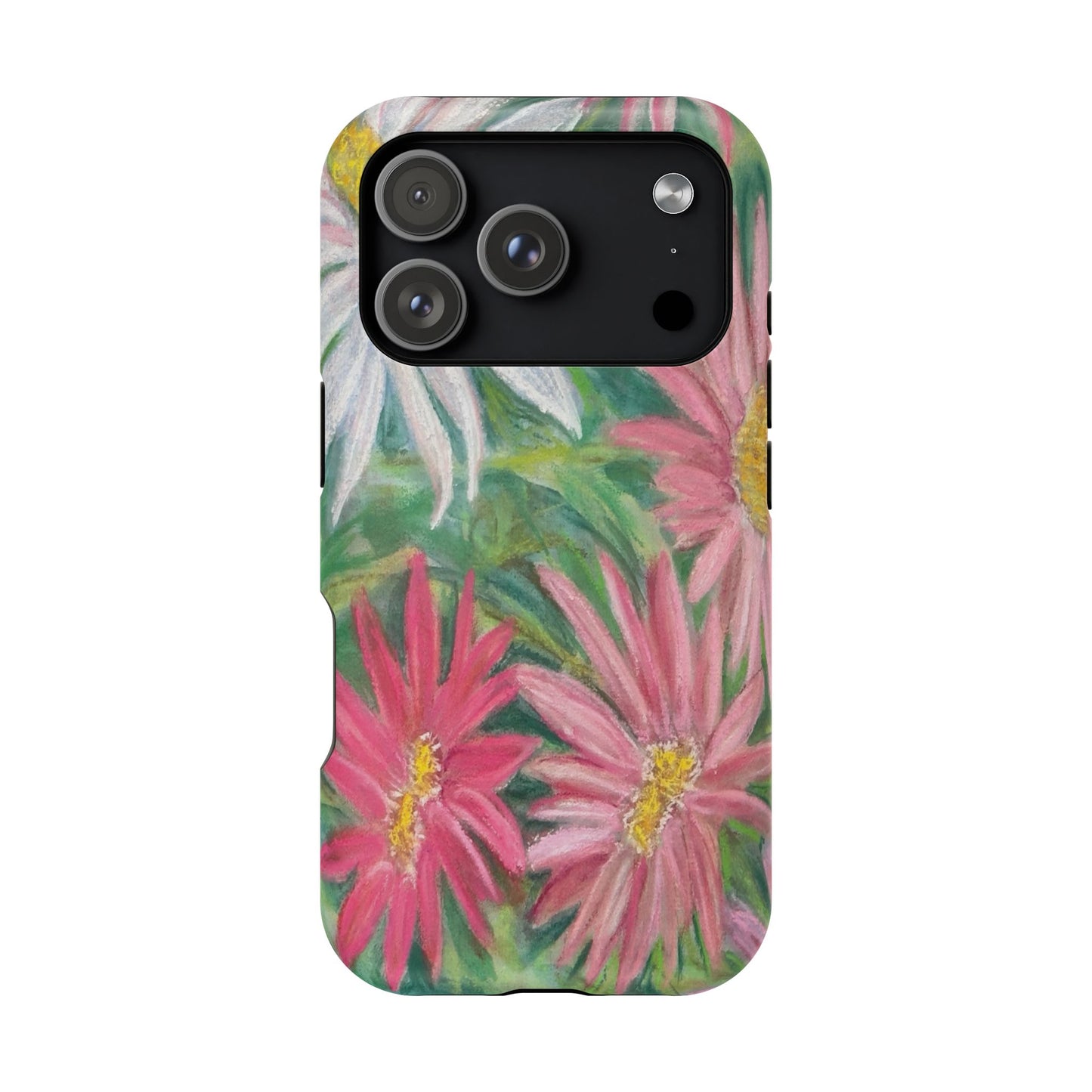 Painted Daisy  Magnetic Phone Case — Impact‑Resistant Protective Cover