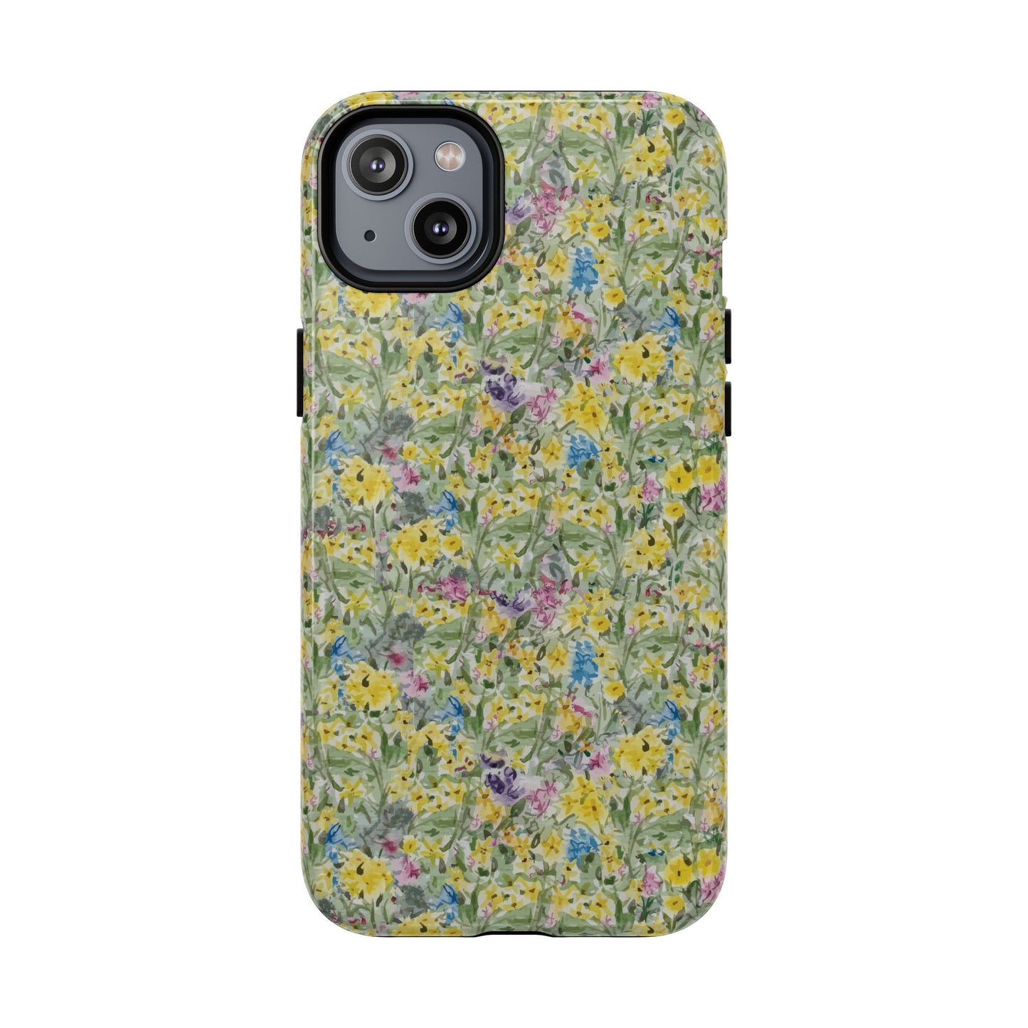Wildflower Meadow Tough Magnetic Phone Case Watercolor Floral Botanical Case