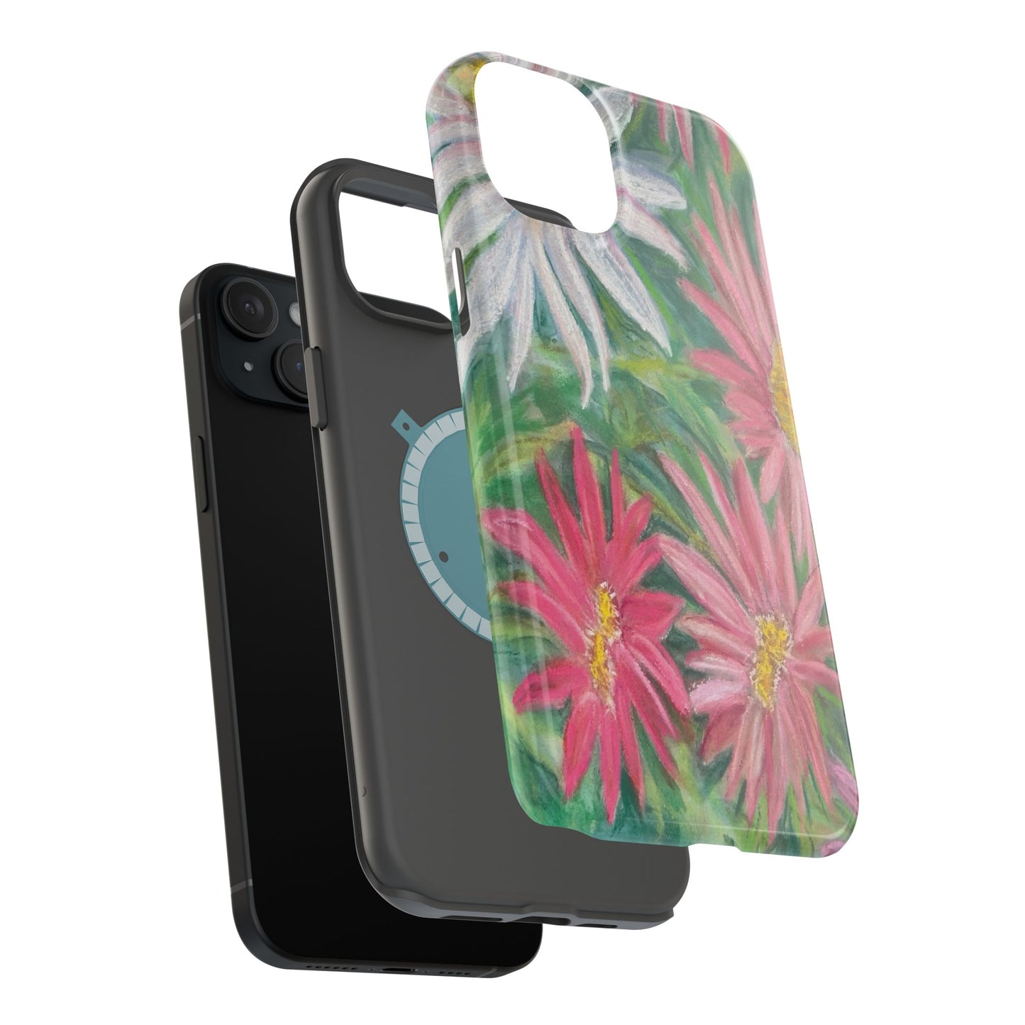 Painted Daisy  Magnetic Phone Case — Impact‑Resistant Protective Cover