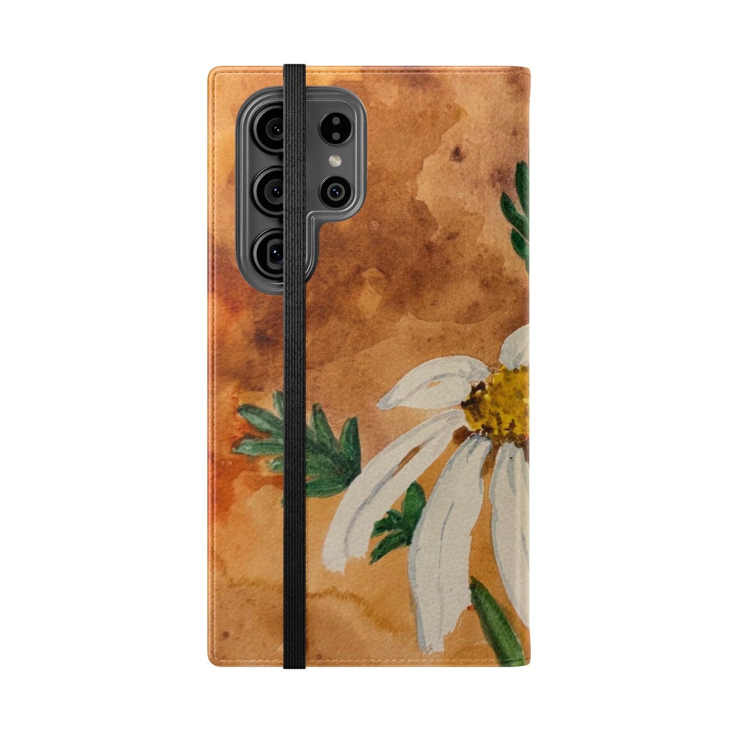 Golden Hour Daisies — Fold-Over Phone Case