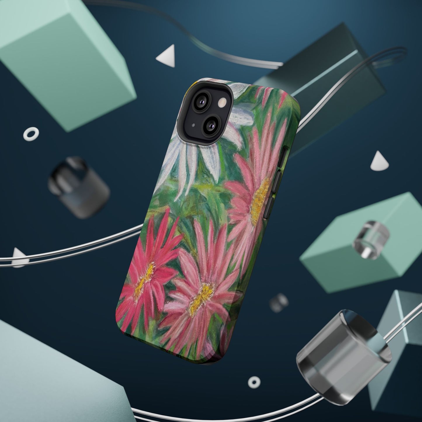 Painted Daisy  Magnetic Phone Case — Impact‑Resistant Protective Cover