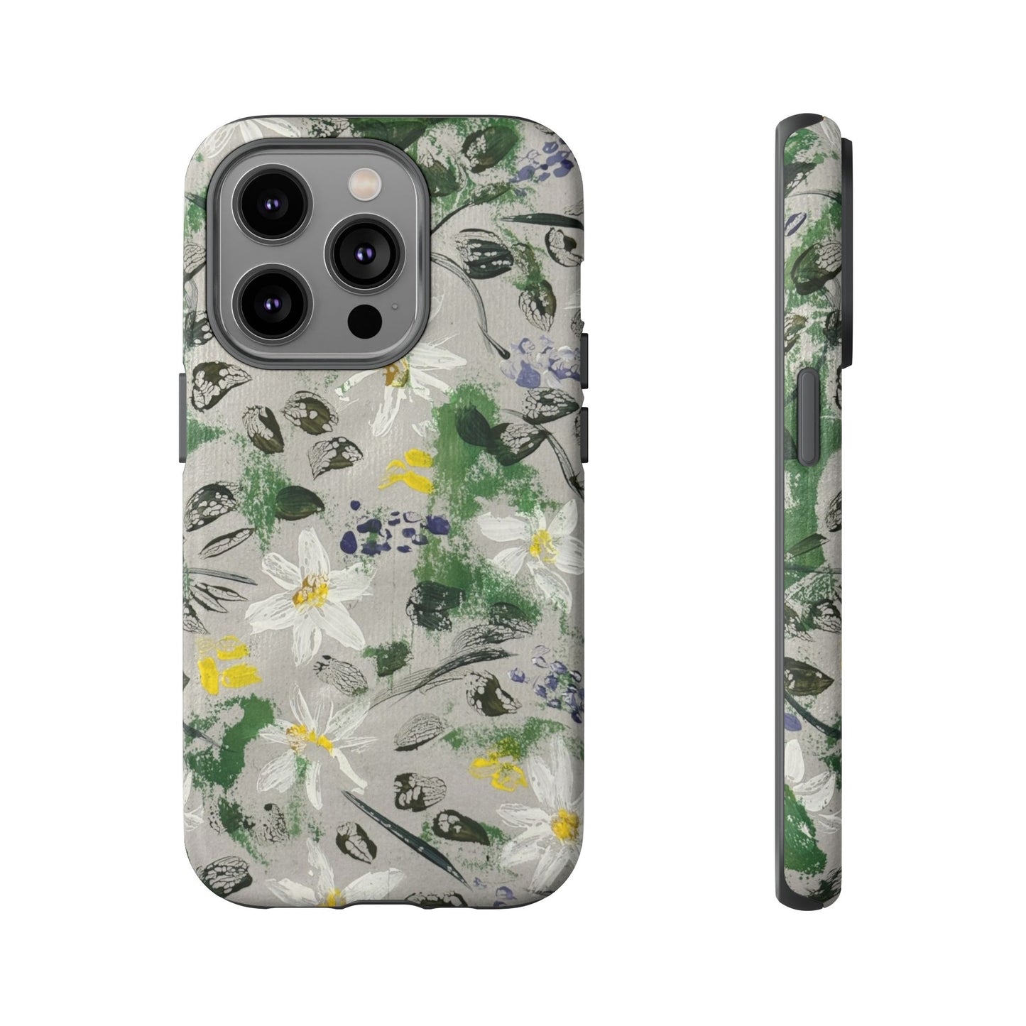The Secret Woodland Garden Tough Phone Case | Botanical Floral iPhone Case | Whimsical Wildflower Phone Cover