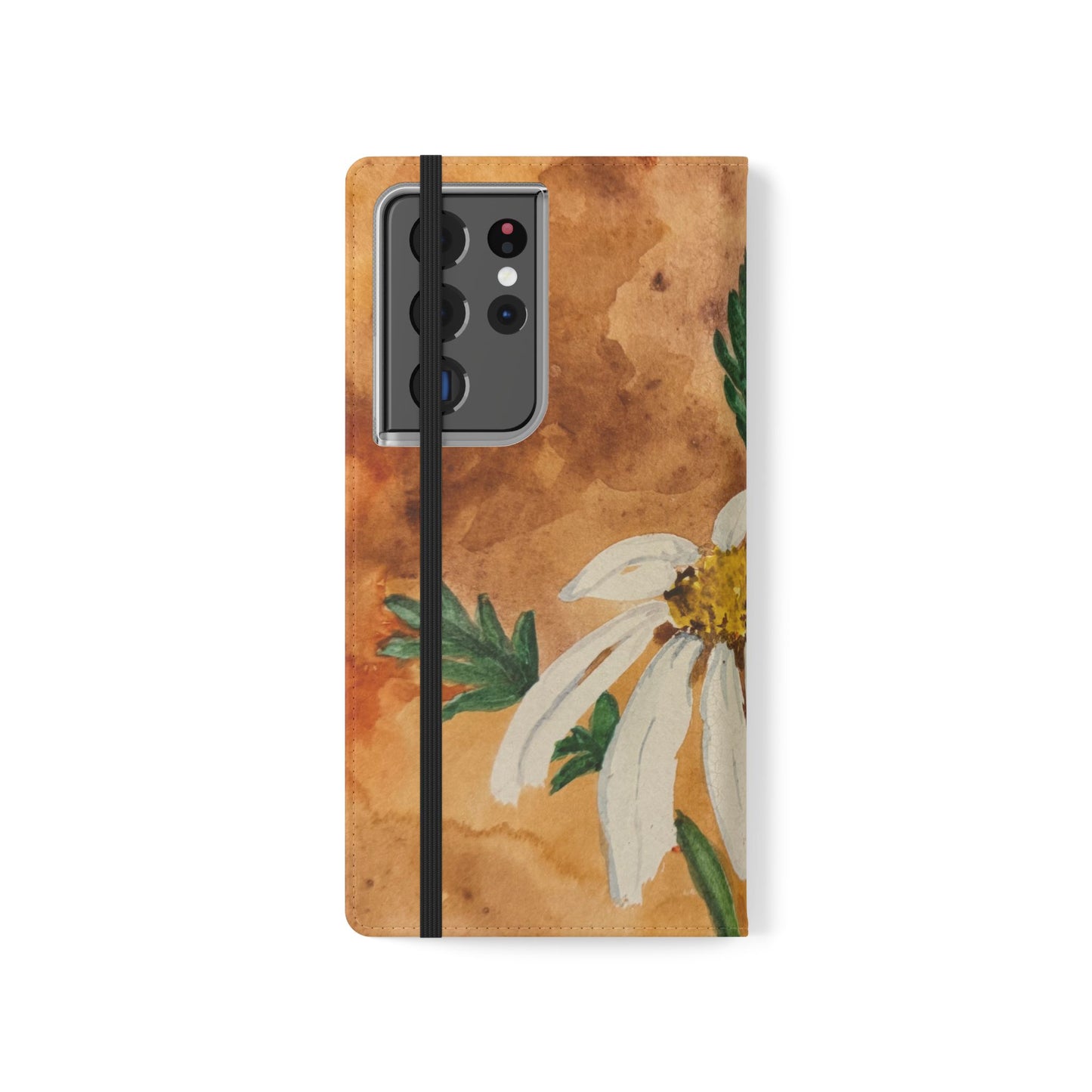 Golden Hour Daisies — Fold-Over Phone Case