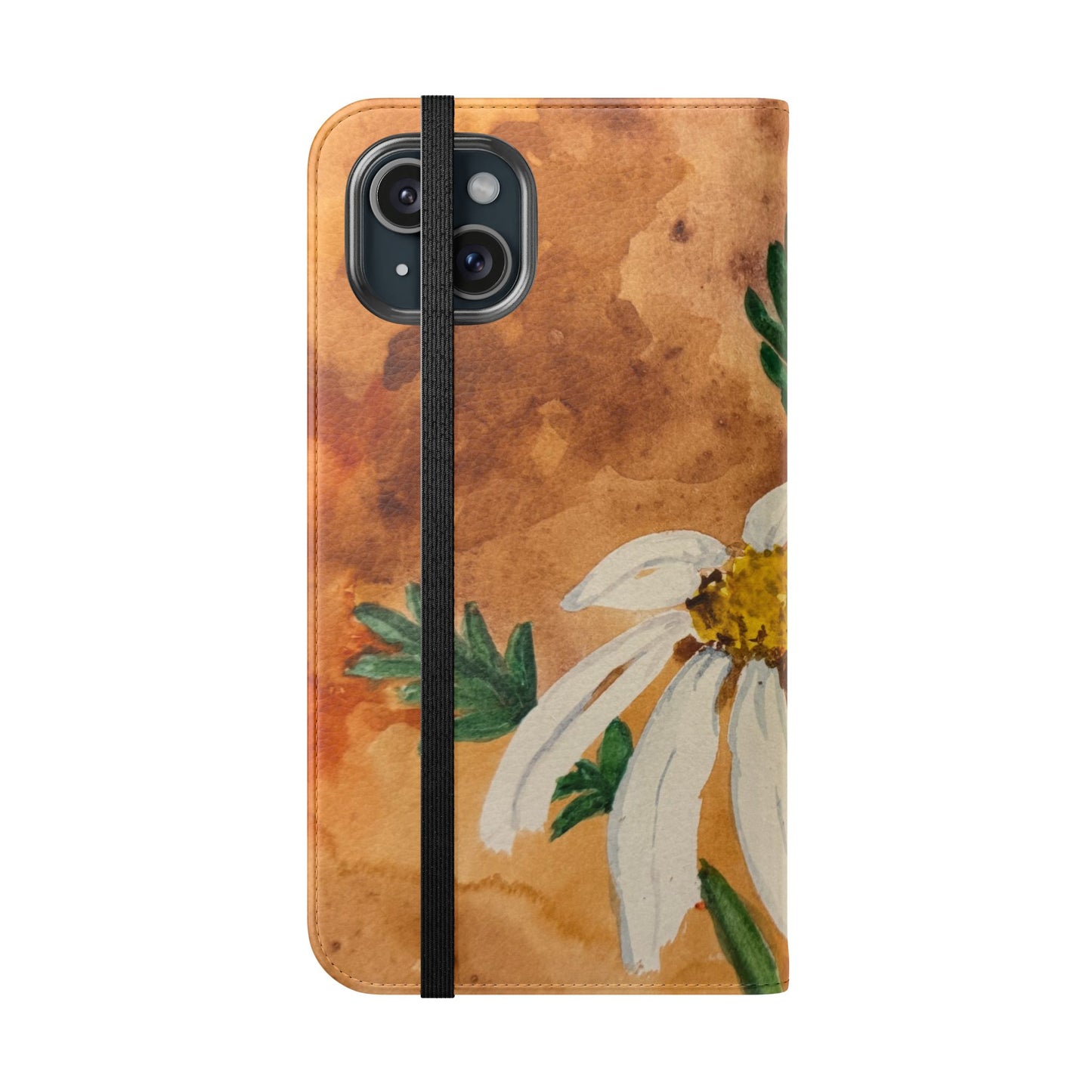 Golden Hour Daisies — Fold-Over Phone Case
