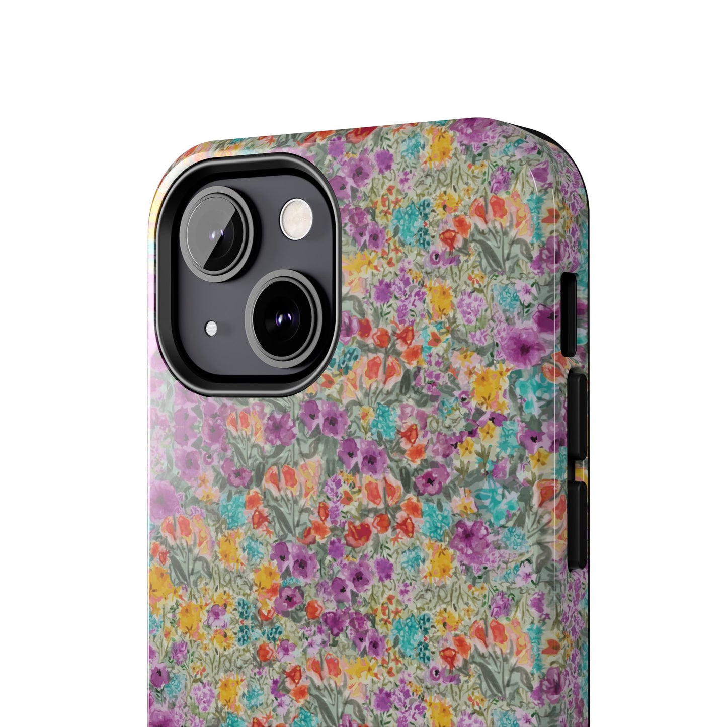 Wildflower Harmony  Watercolor Wildflower Phone Case – Colorful Floral Botanical Design Tough Phone Case