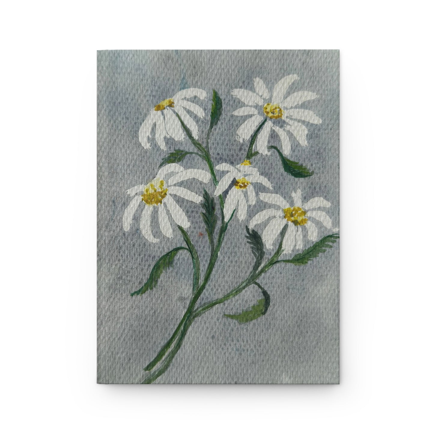 Daisy Bouquet Hardcover Journal — Floral Painted Notebook for Notes & Journaling