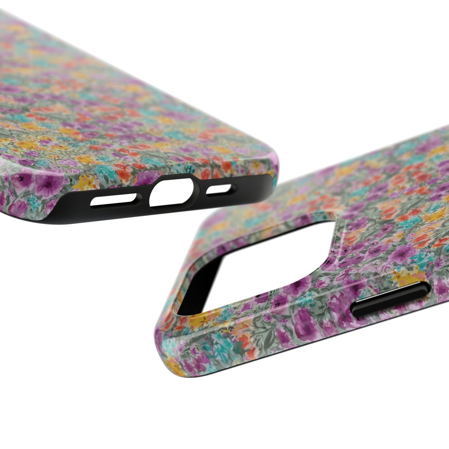 Wildflower Harmony  Watercolor Wildflower Phone Case – Colorful Floral Botanical Design Tough Phone Case