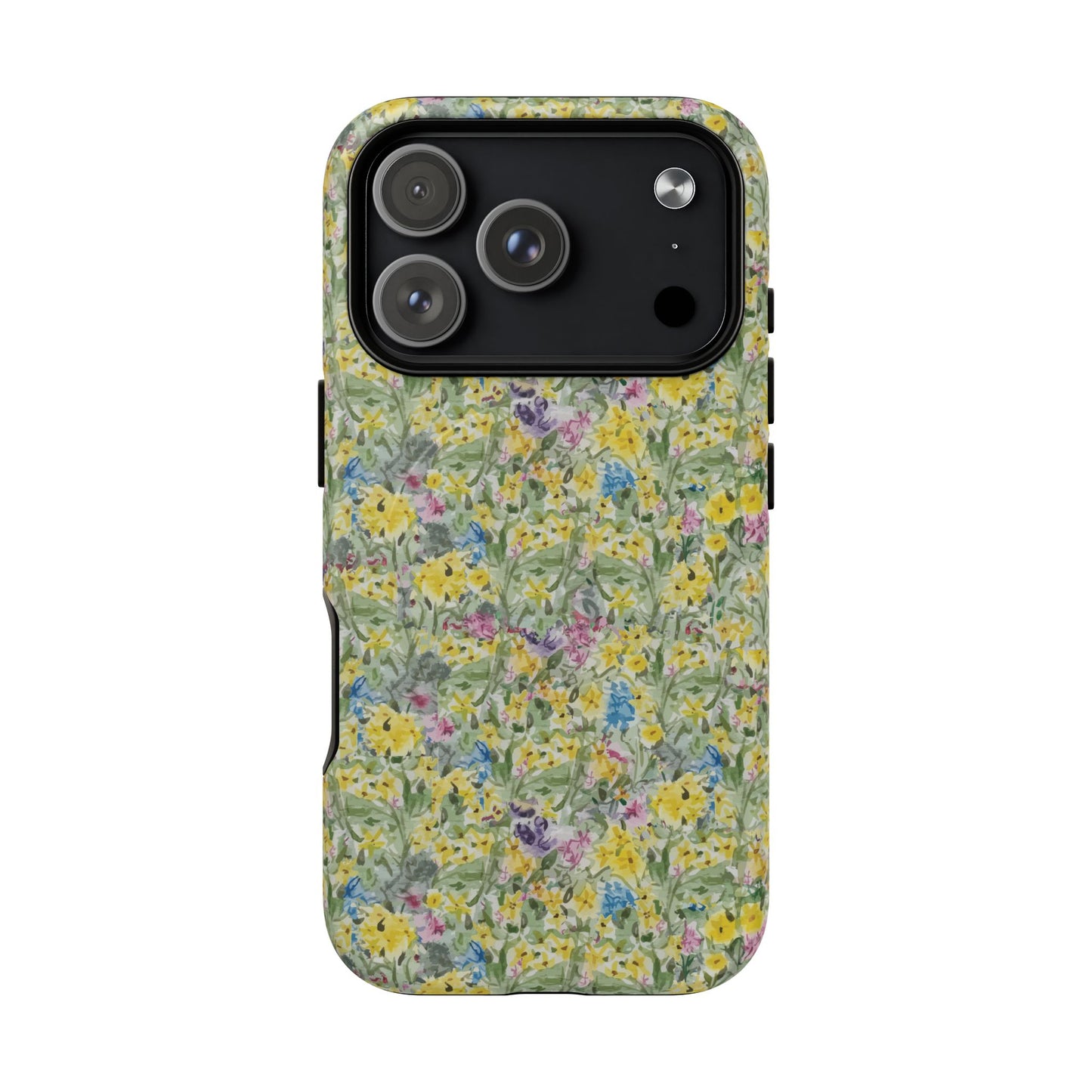 Wildflower Meadow Tough Magnetic Phone Case Watercolor Floral Botanical Case