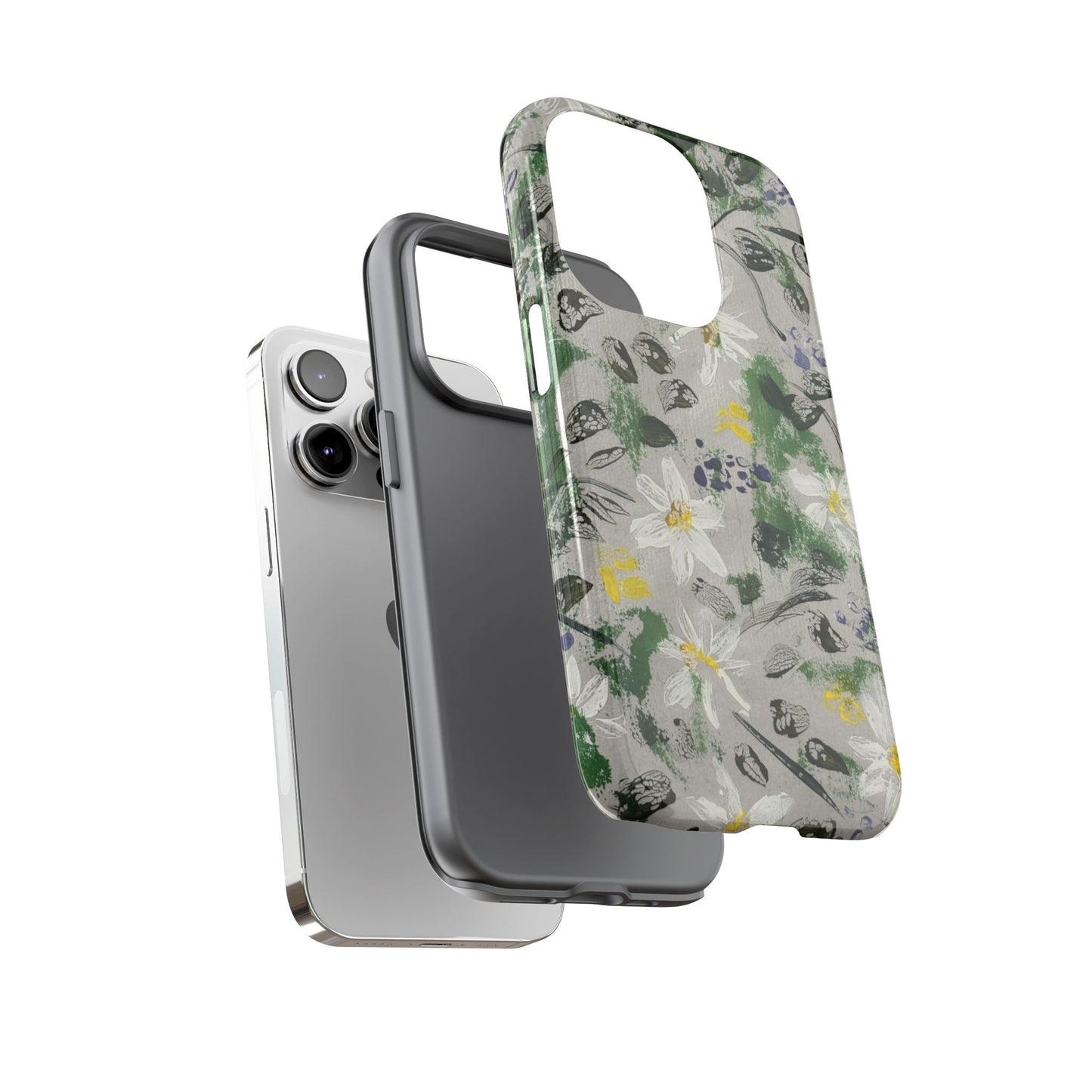 The Secret Woodland Garden Tough Phone Case | Botanical Floral iPhone Case | Whimsical Wildflower Phone Cover