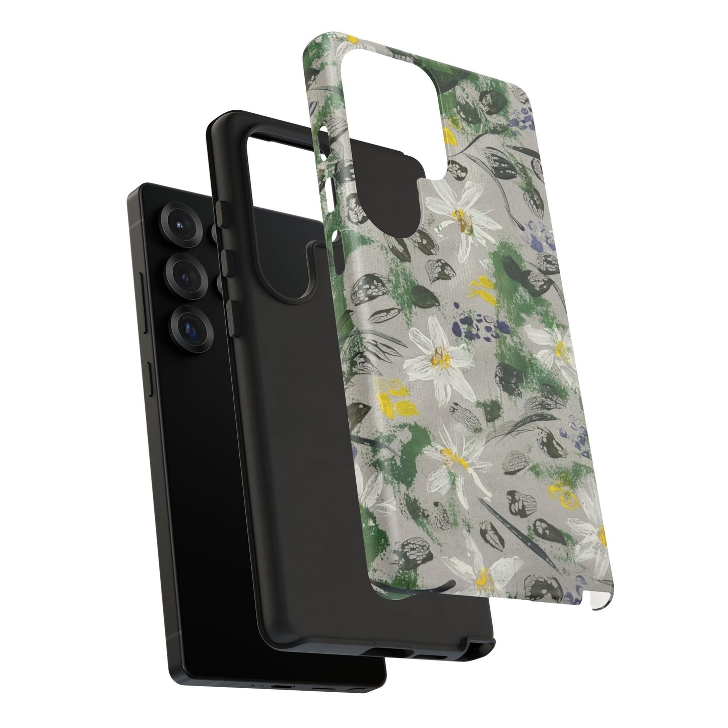 The Secret Woodland Garden Tough Phone Case | Botanical Floral iPhone Case | Whimsical Wildflower Phone Cover