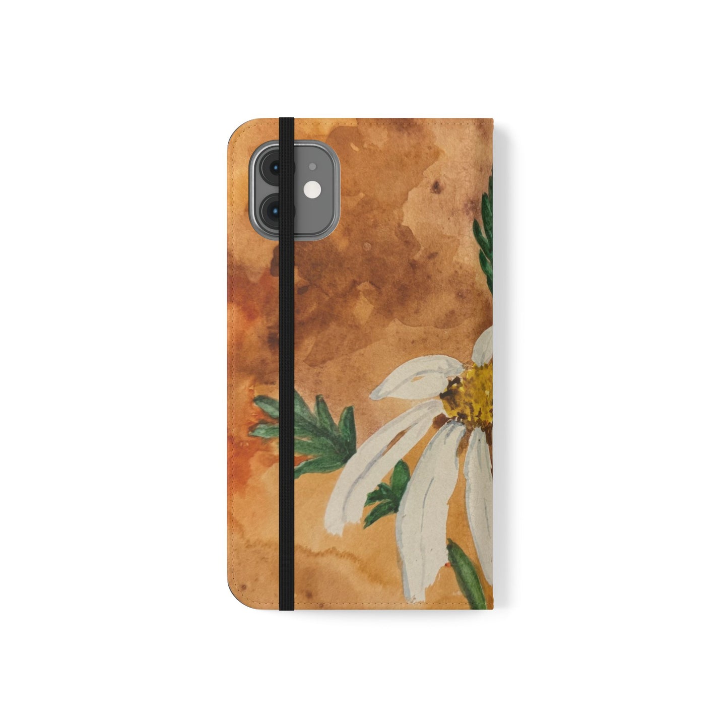 Golden Hour Daisies — Fold-Over Phone Case