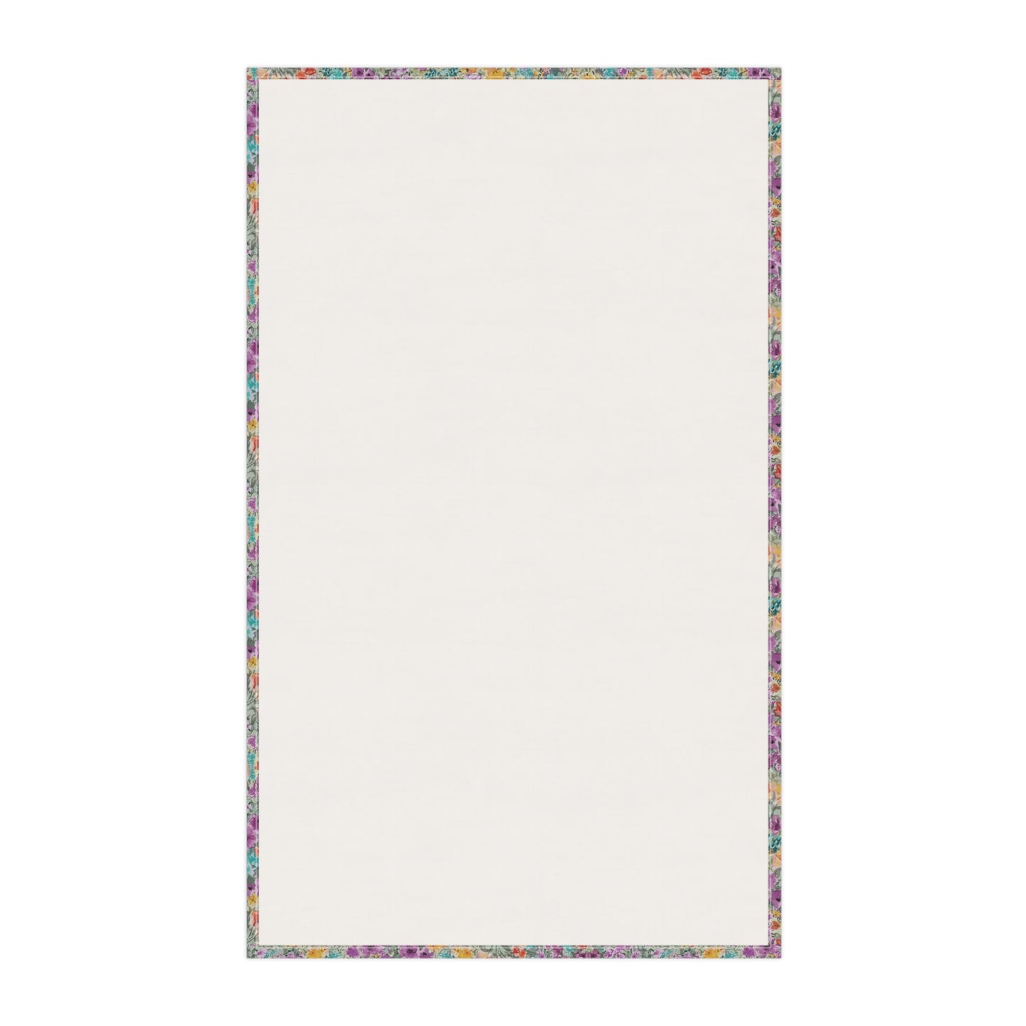 Wild Flower Meadow Purple and Orange  Tea Towels (cotton)