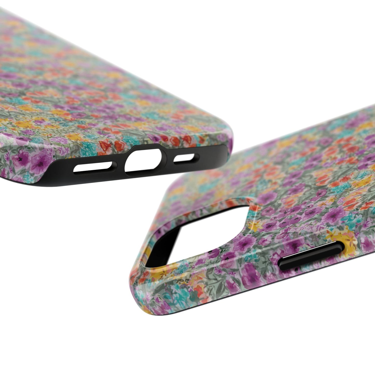 Wildflower Harmony  Watercolor Wildflower Phone Case – Colorful Floral Botanical Design Tough Phone Case