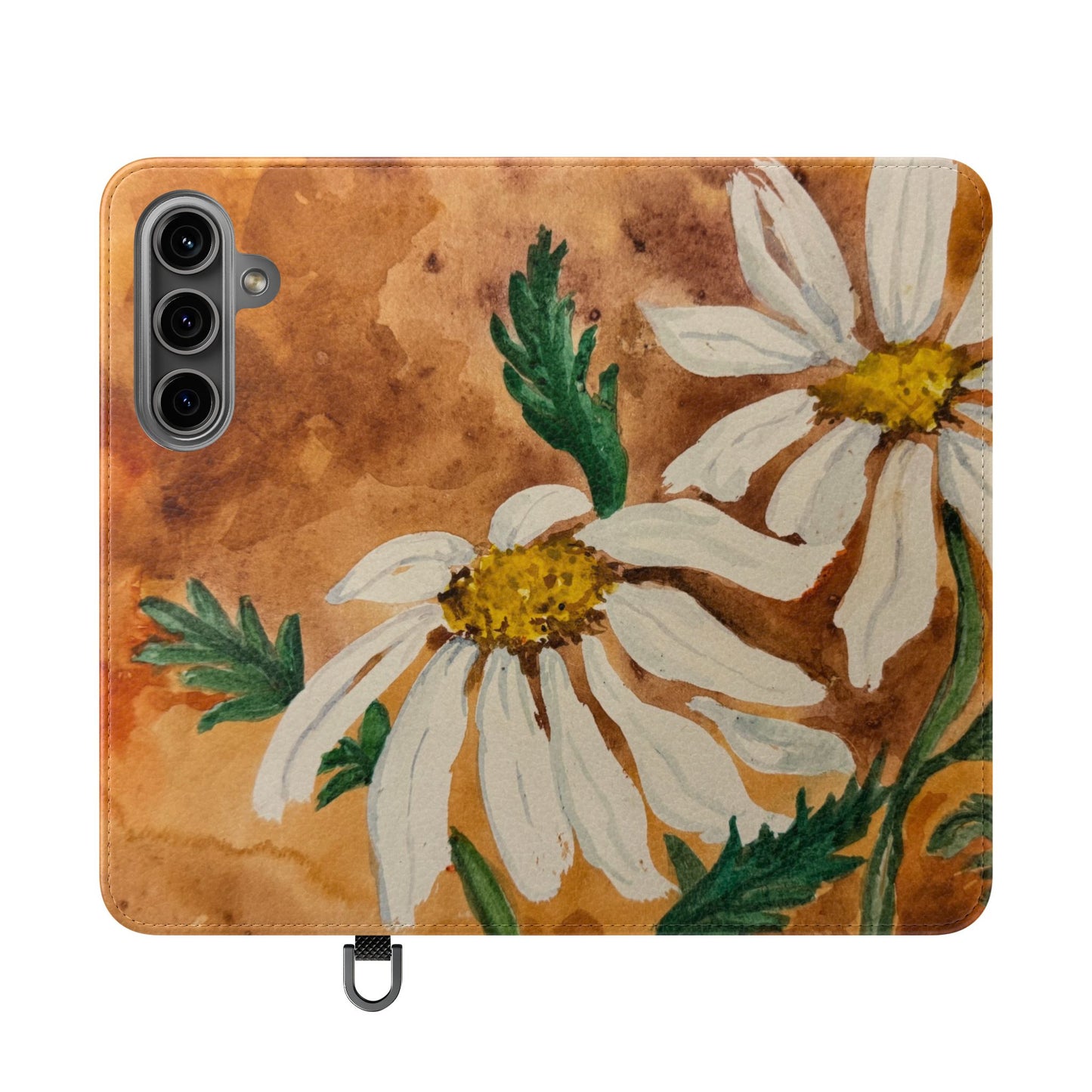 Golden Hour Daisies — Fold-Over Phone Case