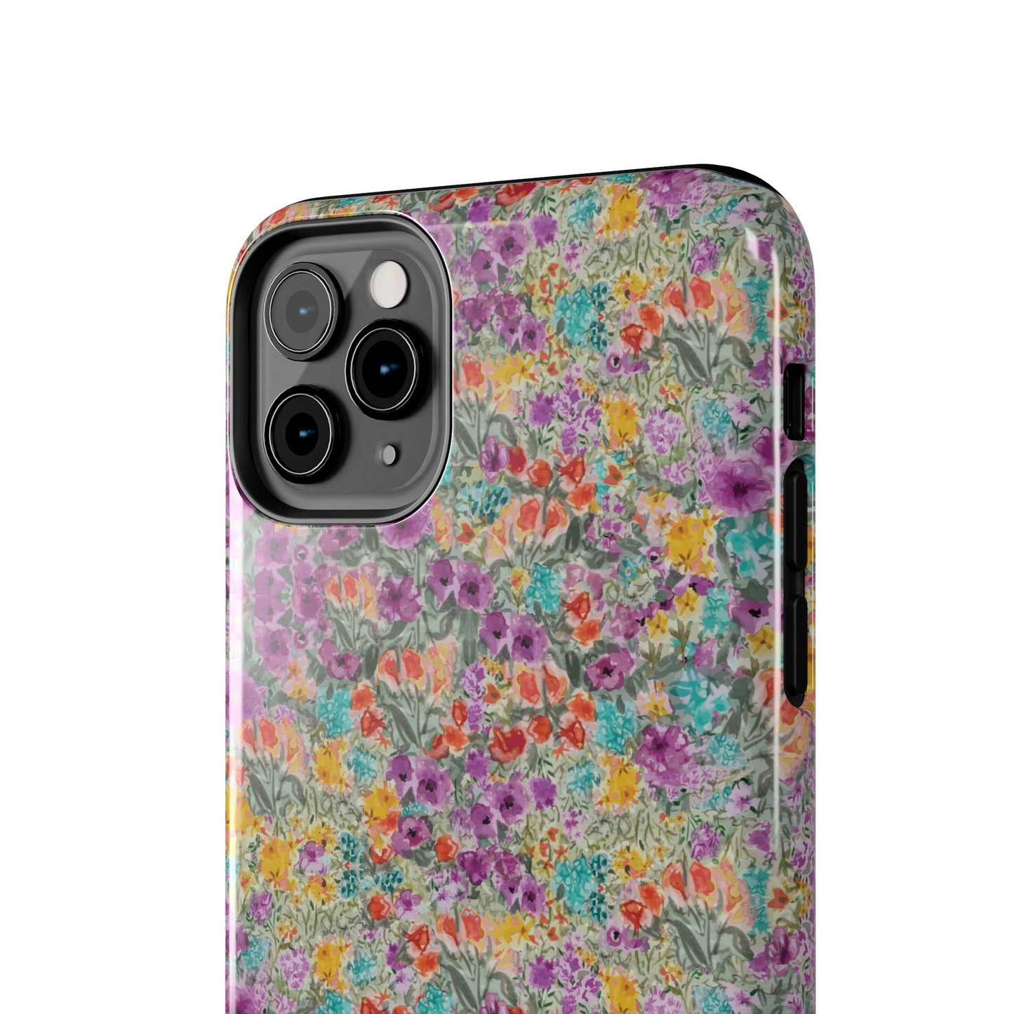 Wildflower Harmony  Watercolor Wildflower Phone Case – Colorful Floral Botanical Design Tough Phone Case