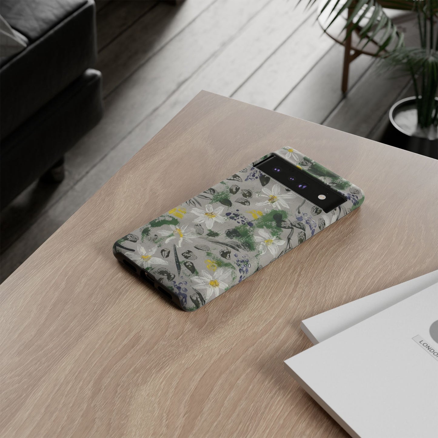 The Secret Woodland Garden Tough Phone Case | Botanical Floral iPhone Case | Whimsical Wildflower Phone Cover