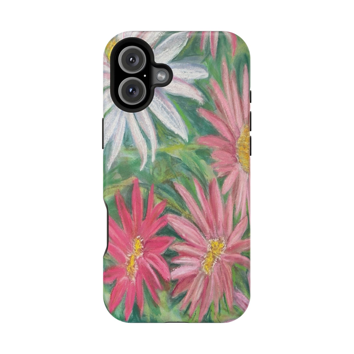 Painted Daisy  Magnetic Phone Case — Impact‑Resistant Protective Cover