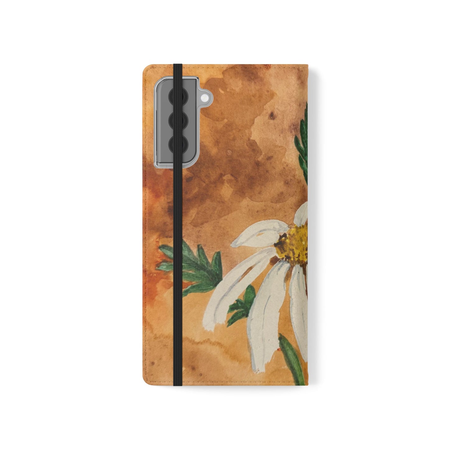 Golden Hour Daisies — Fold-Over Phone Case