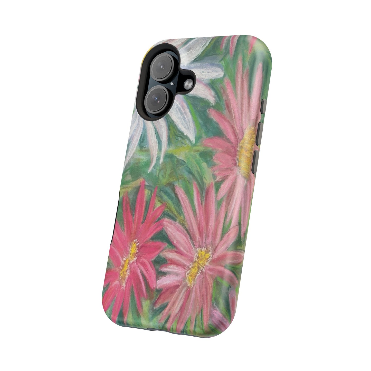 Painted Daisy  Magnetic Phone Case — Impact‑Resistant Protective Cover