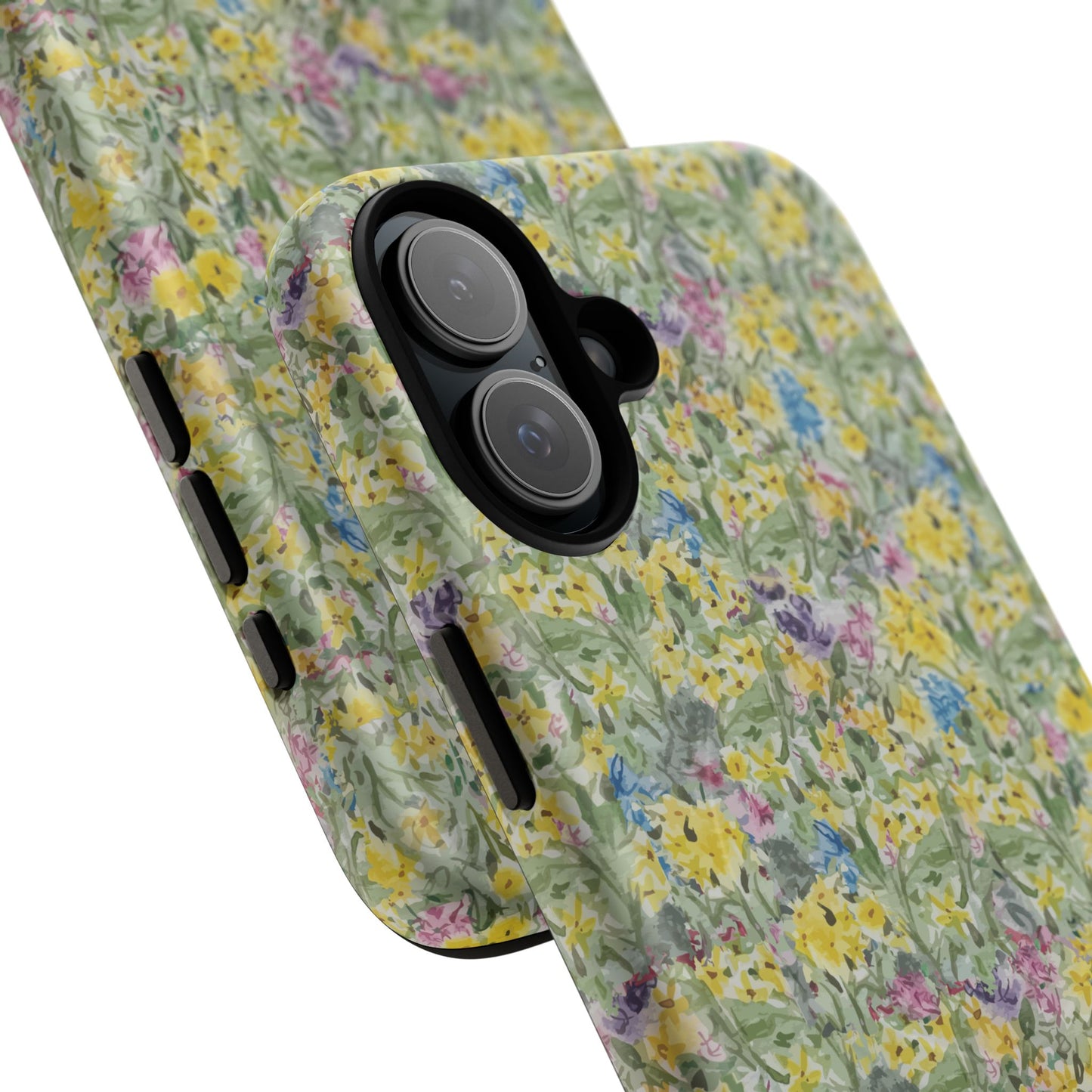 Wildflower Meadow Tough Magnetic Phone Case Watercolor Floral Botanical Case