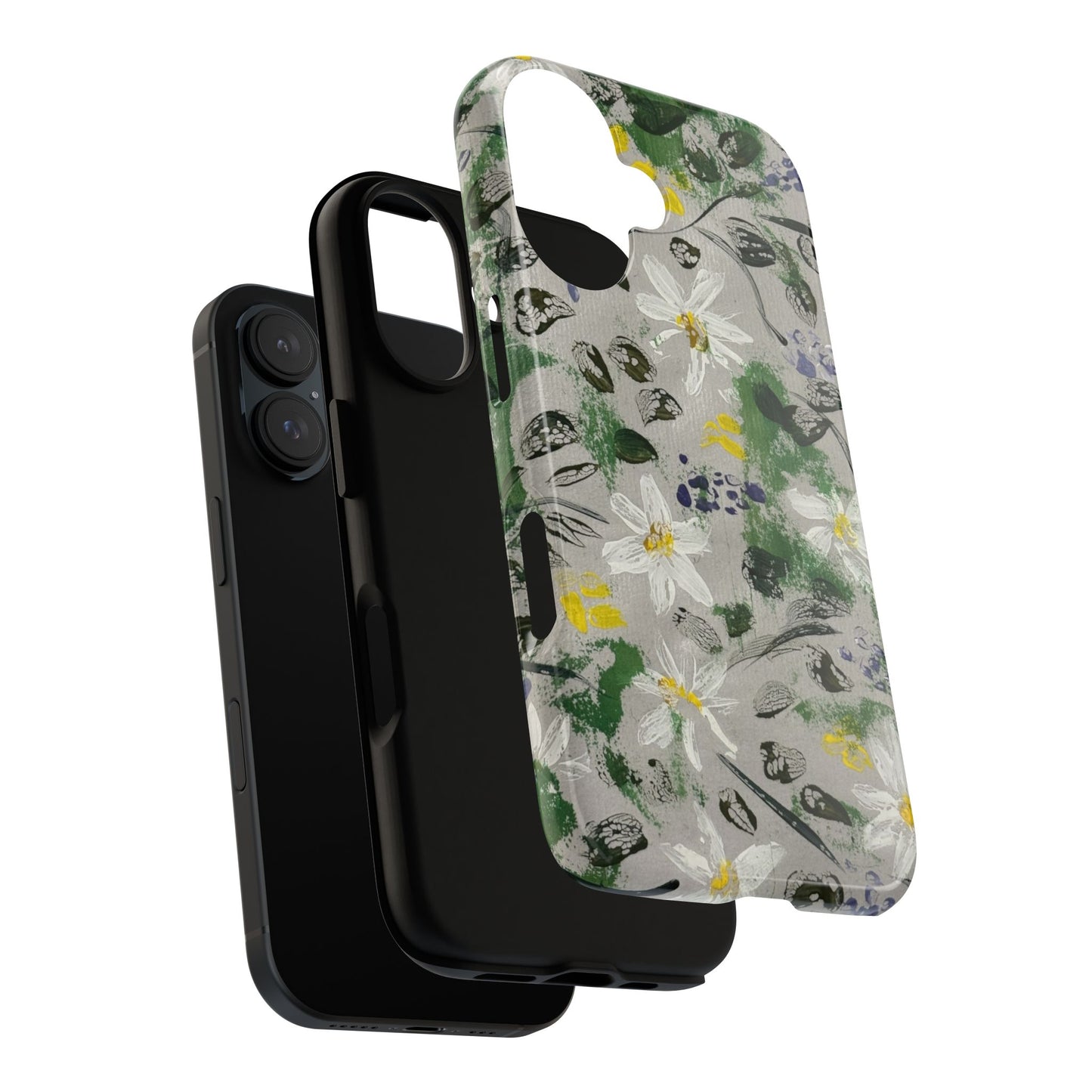 The Secret Woodland Garden Tough Phone Case | Botanical Floral iPhone Case | Whimsical Wildflower Phone Cover