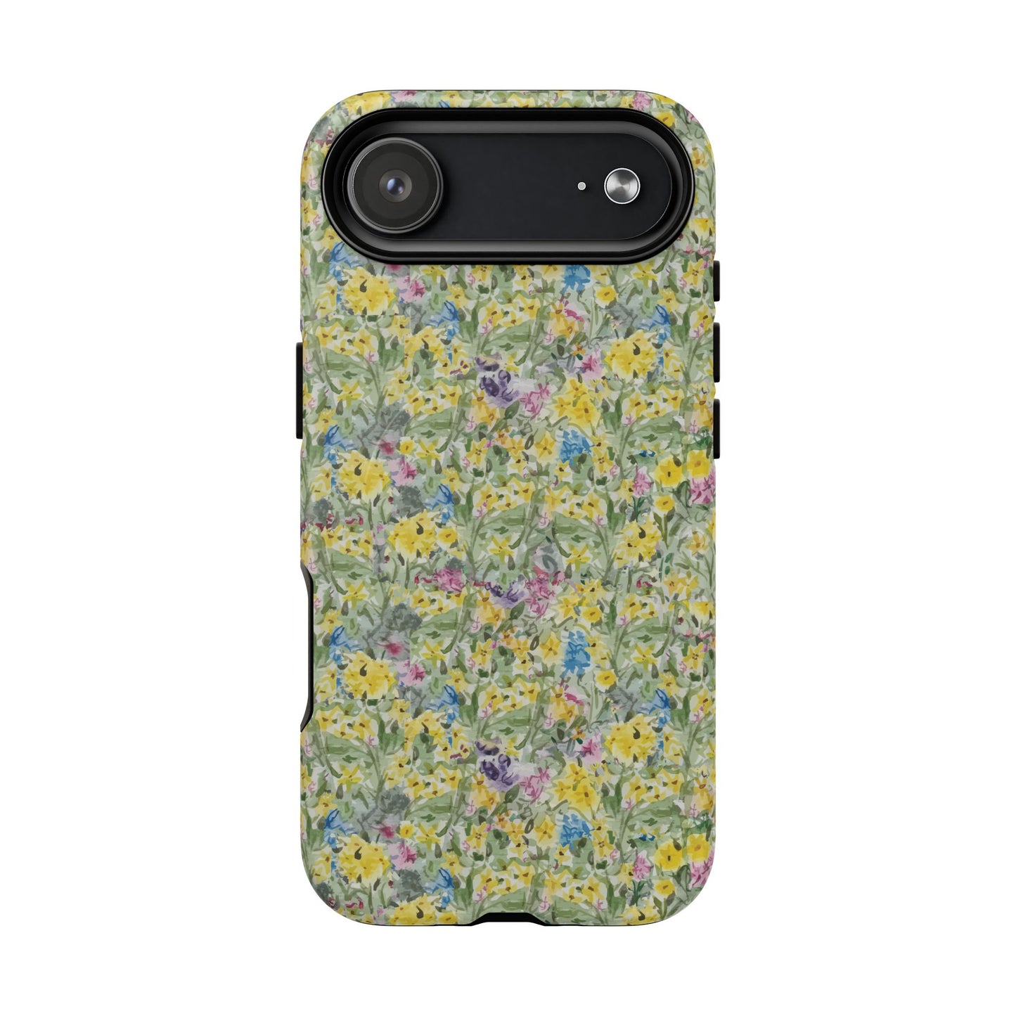 Wildflower Meadow Tough Magnetic Phone Case Watercolor Floral Botanical Case
