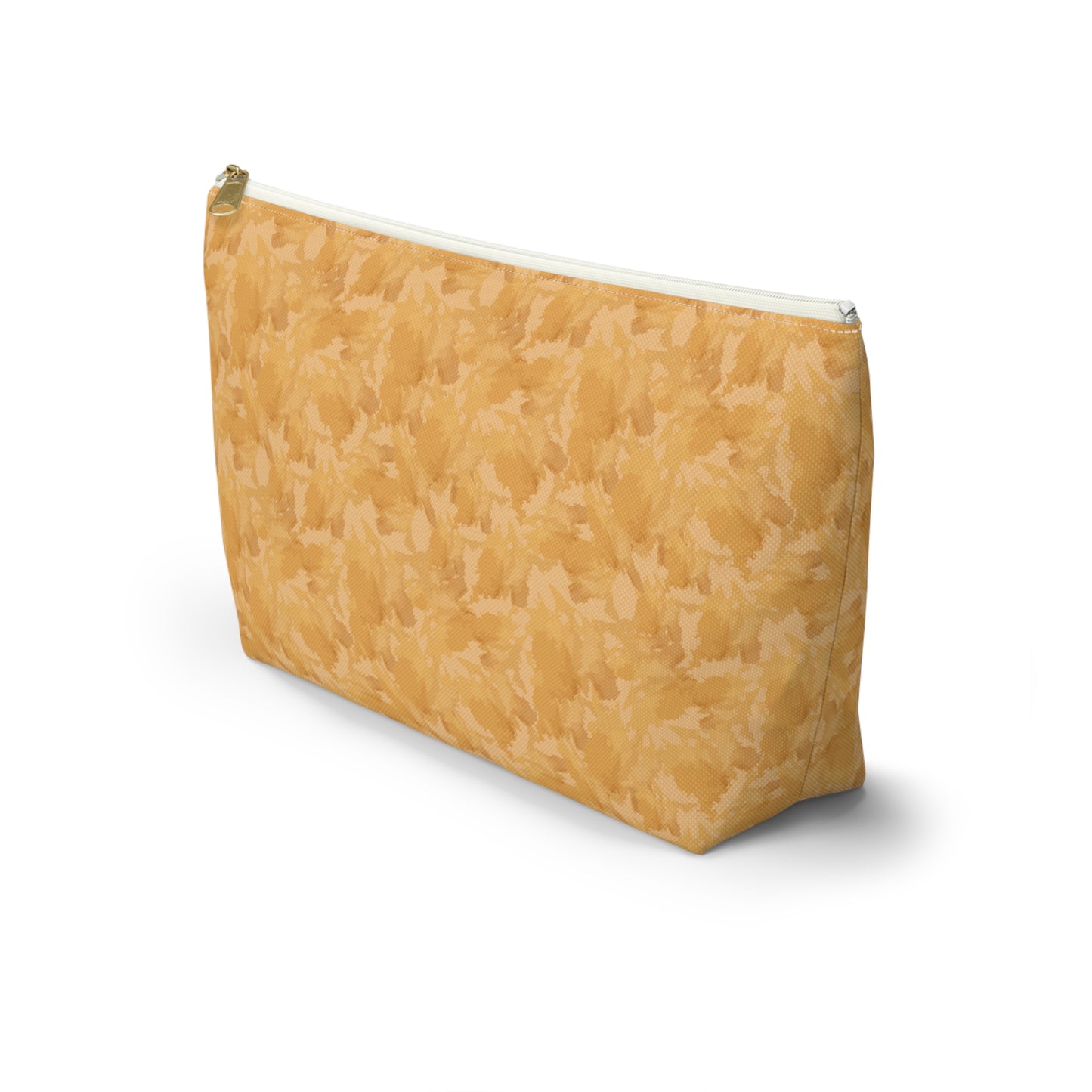 Golden Hour Daisy Accessory Pouch — T‑Bottom Makeup & Travel Organizer