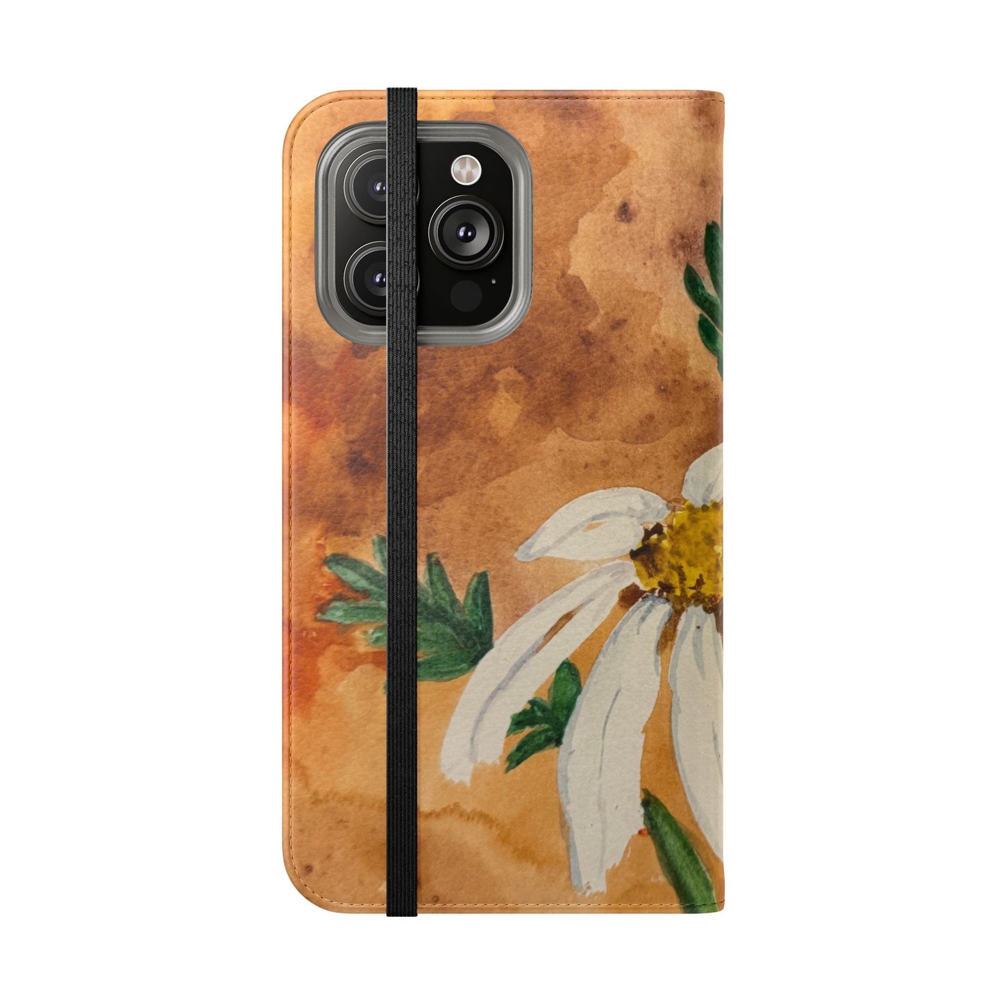 Golden Hour Daisies — Fold-Over Phone Case