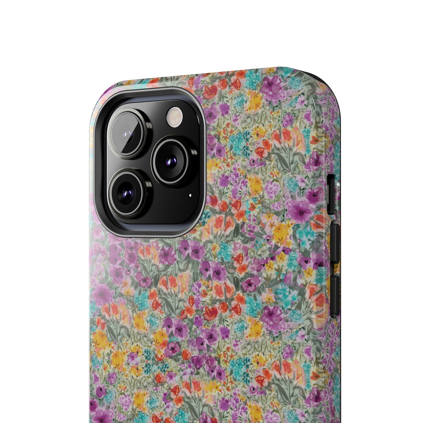 Wildflower Harmony  Watercolor Wildflower Phone Case – Colorful Floral Botanical Design Tough Phone Case