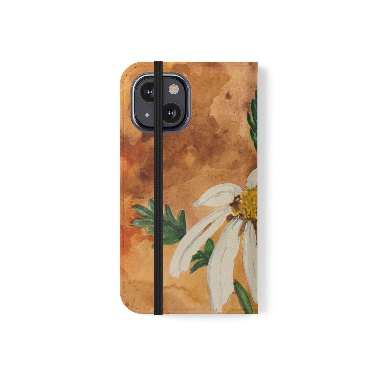 Golden Hour Daisies — Fold-Over Phone Case