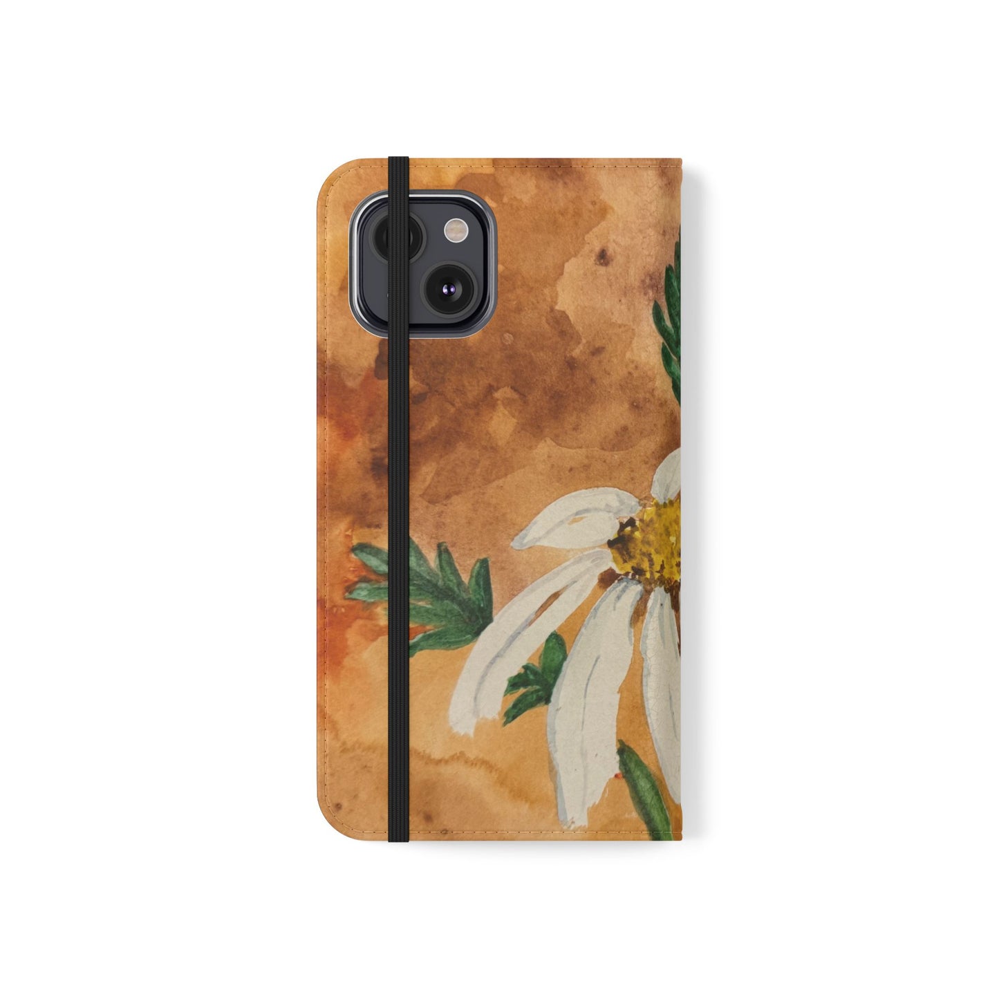 Golden Hour Daisies — Fold-Over Phone Case
