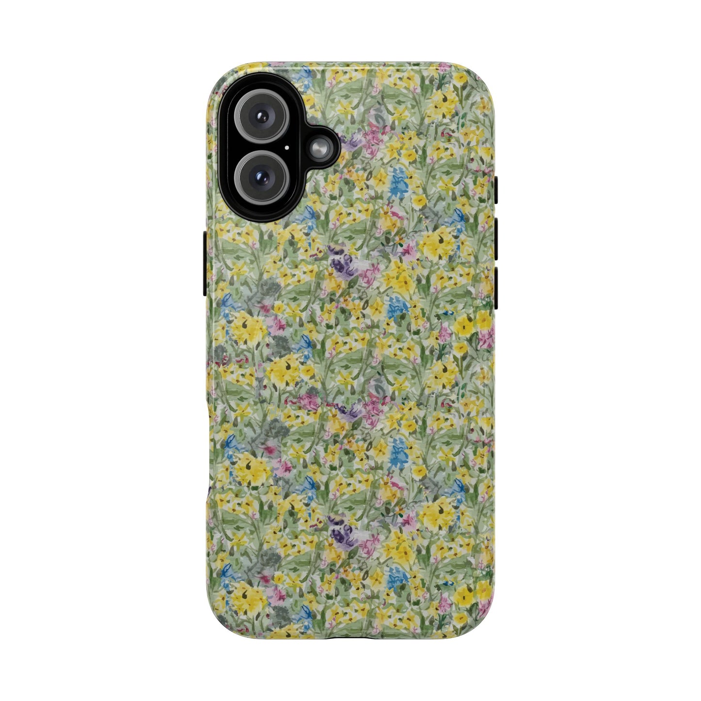 Wildflower Meadow Tough Magnetic Phone Case Watercolor Floral Botanical Case