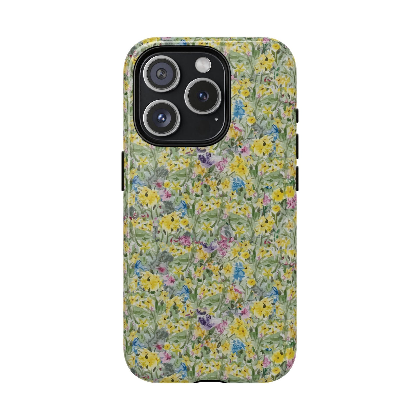 Wildflower Meadow Tough Magnetic Phone Case Watercolor Floral Botanical Case