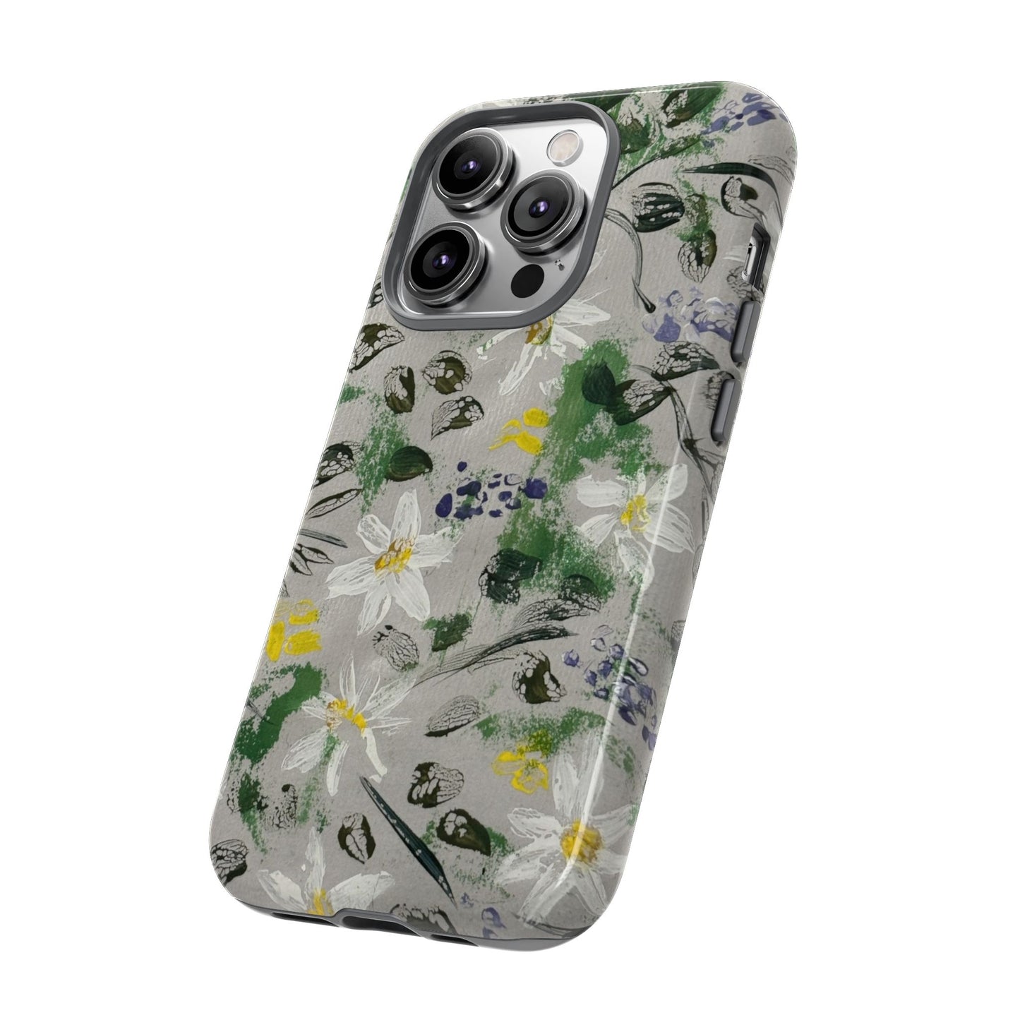 The Secret Woodland Garden Tough Phone Case | Botanical Floral iPhone Case | Whimsical Wildflower Phone Cover
