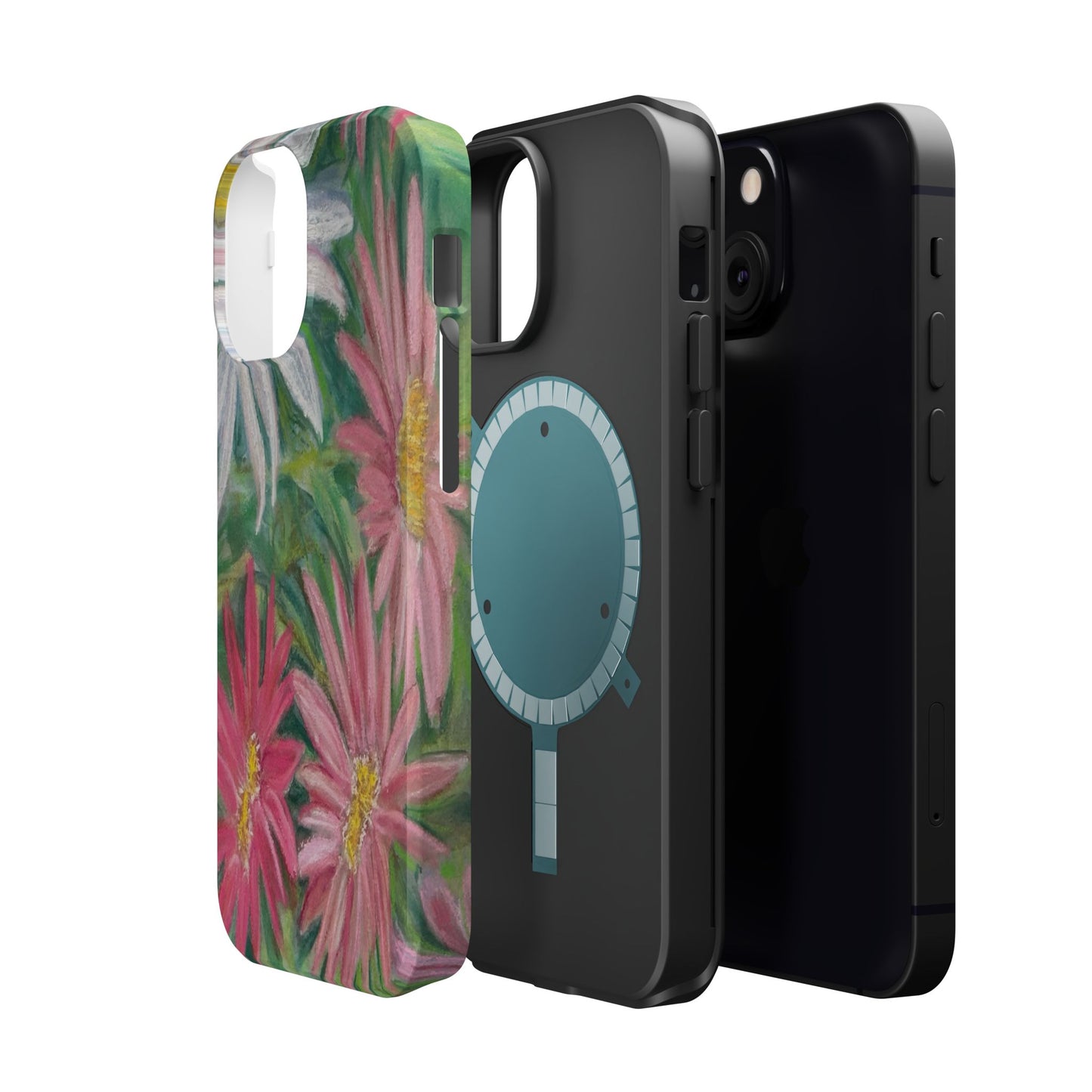 Painted Daisy  Magnetic Phone Case — Impact‑Resistant Protective Cover