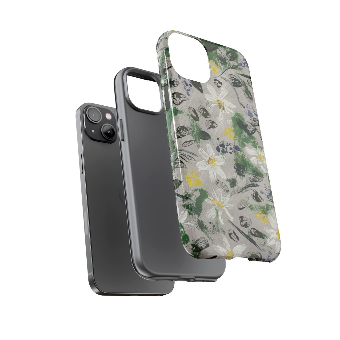 The Secret Woodland Garden Tough Phone Case | Botanical Floral iPhone Case | Whimsical Wildflower Phone Cover