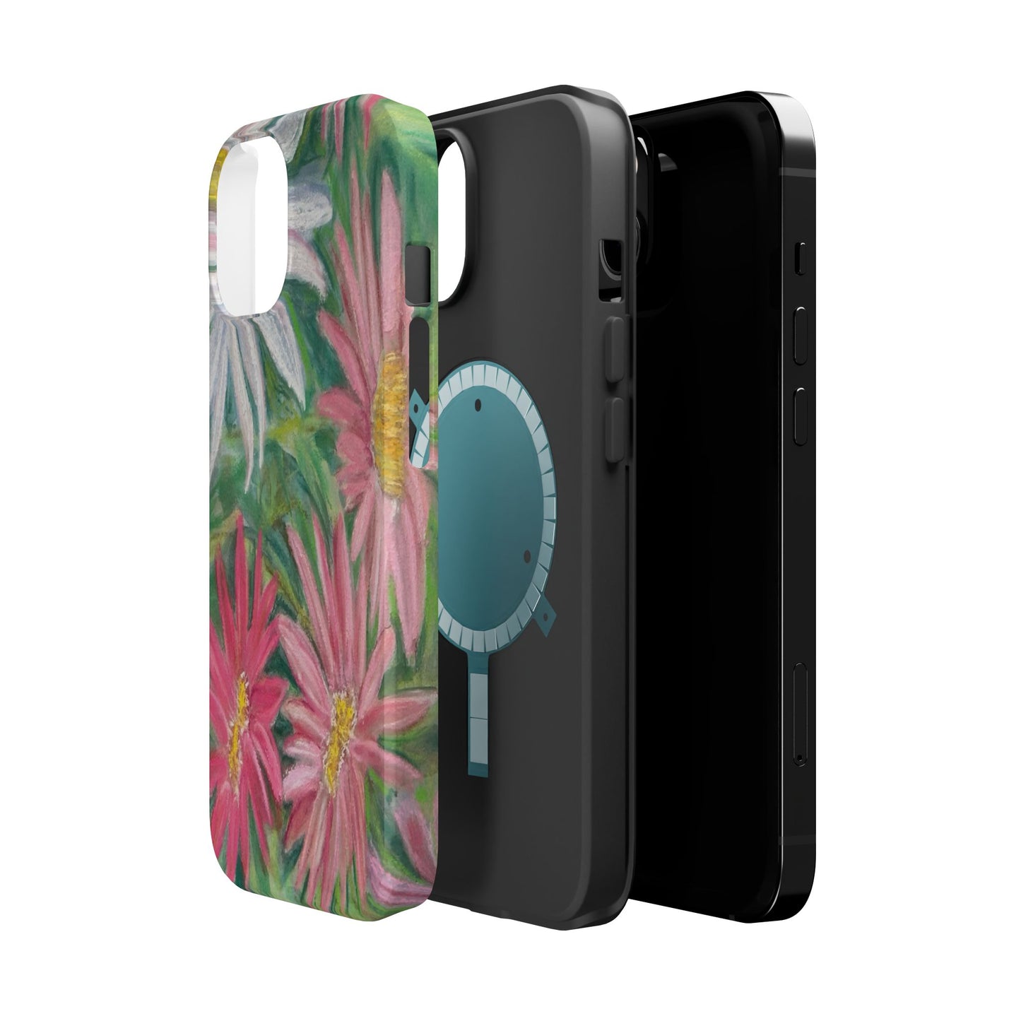 Painted Daisy  Magnetic Phone Case — Impact‑Resistant Protective Cover